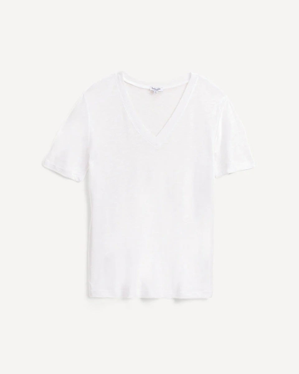 Everly Slub V-Neck Tee - Image 6