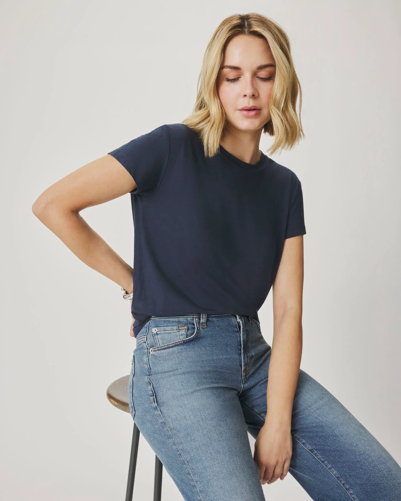 The Lila Climate Beneficial™ Verified Cotton Crew-Neck Tee - Image 14