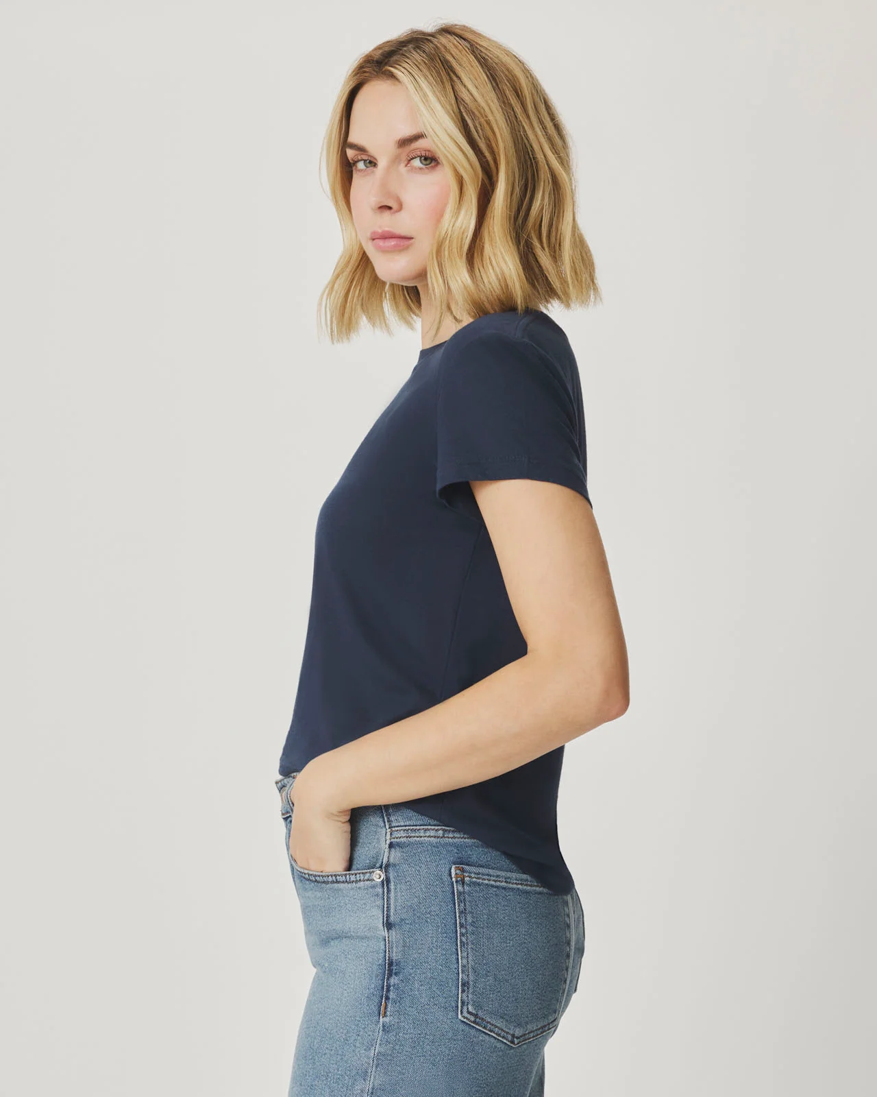 The Lila Climate Beneficial™ Verified Cotton Crew-Neck Tee - Image 15
