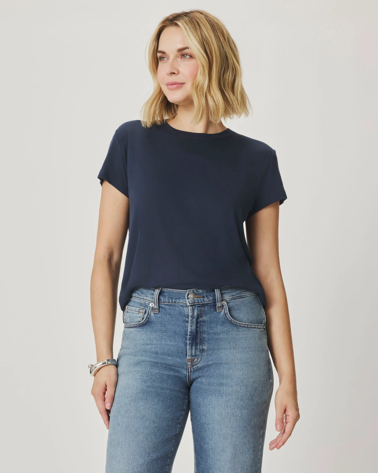 The Lila Climate Beneficial™ Verified Cotton Crew-Neck Tee - Image 3