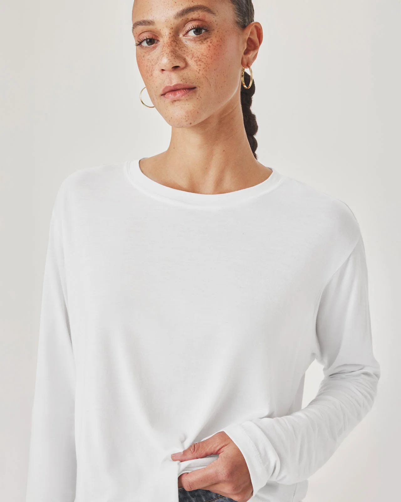 The Lila Climate Beneficialâ„¢ Verified Cotton Long Sleeve Tee - Image 12
