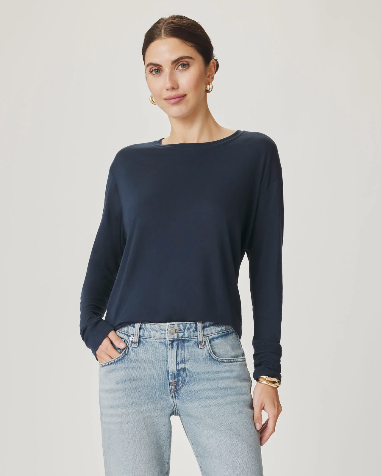 The Lila Climate Beneficialâ„¢ Verified Cotton Long Sleeve Tee - Image 3