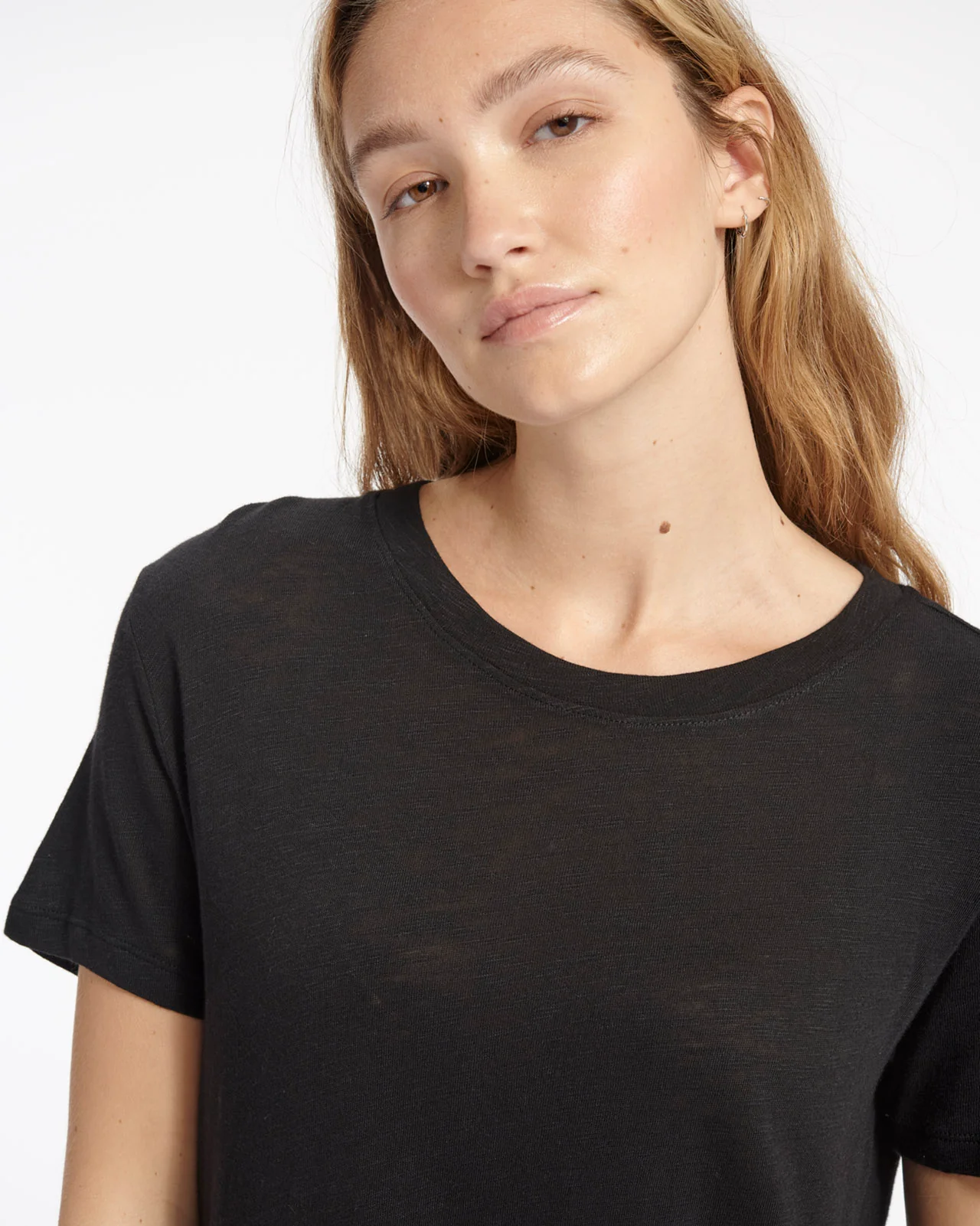 Zoe Slub Crew Neck Tee - Image 11