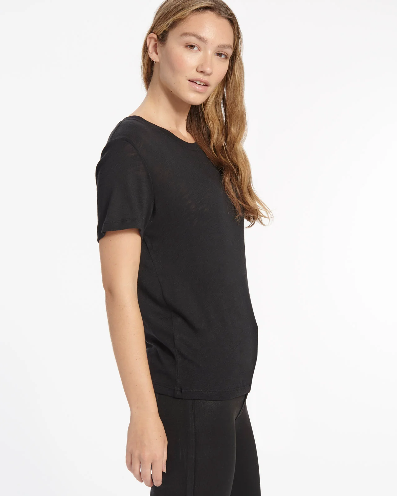 Zoe Slub Crew Neck Tee - Image 12