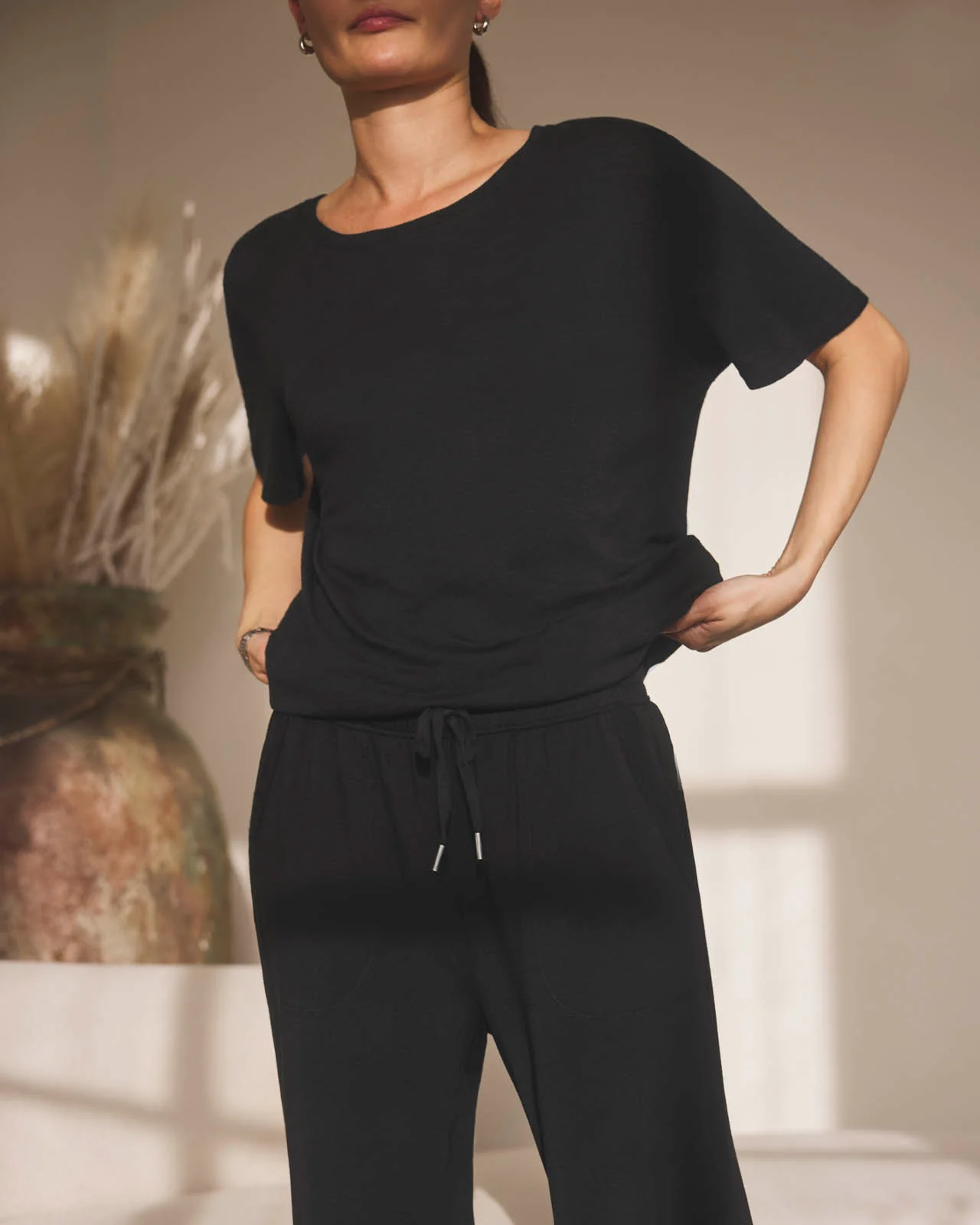 Zoe Slub Crew Neck Tee - Image 8