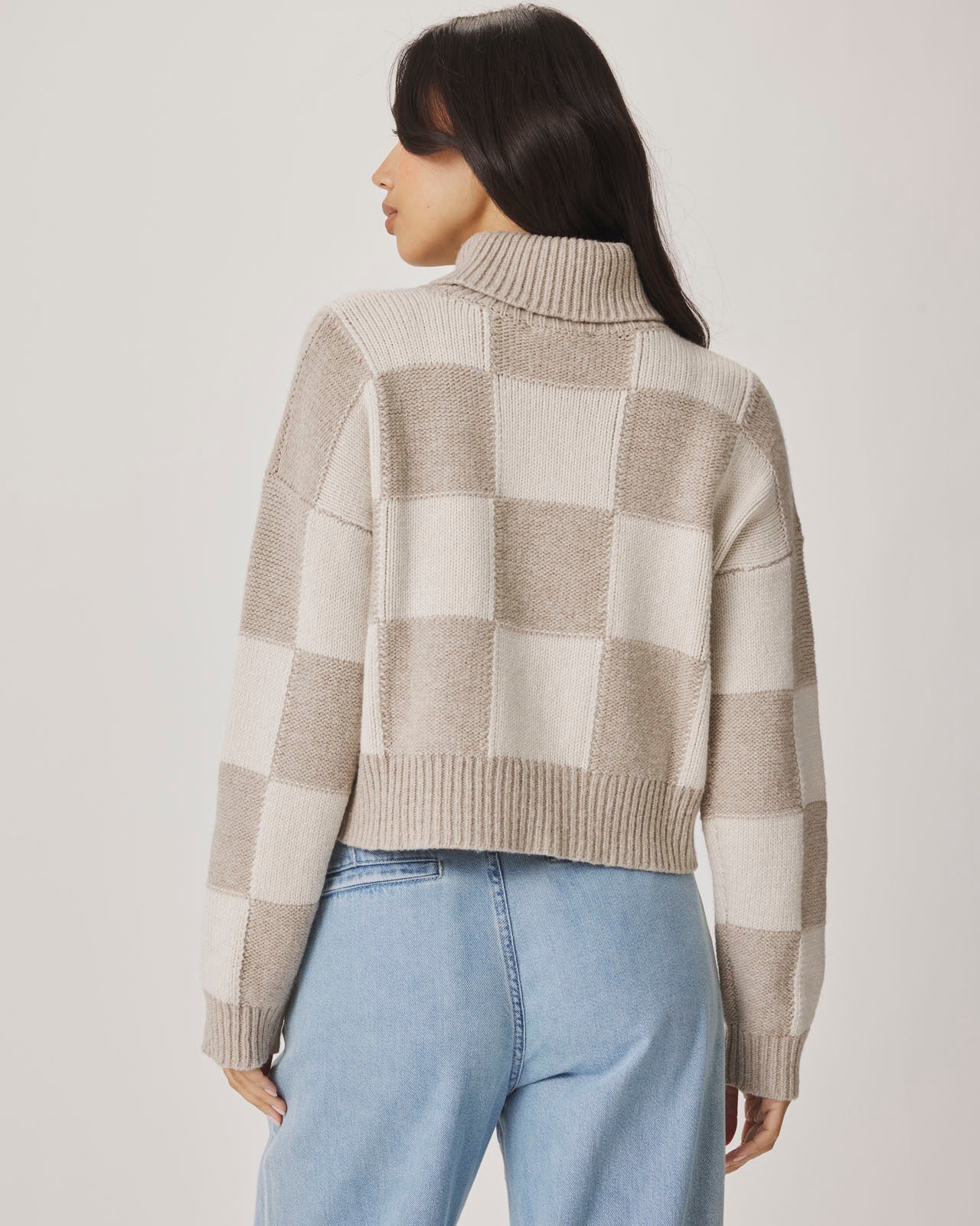 Thea Checkerblock Sweater - Image 4