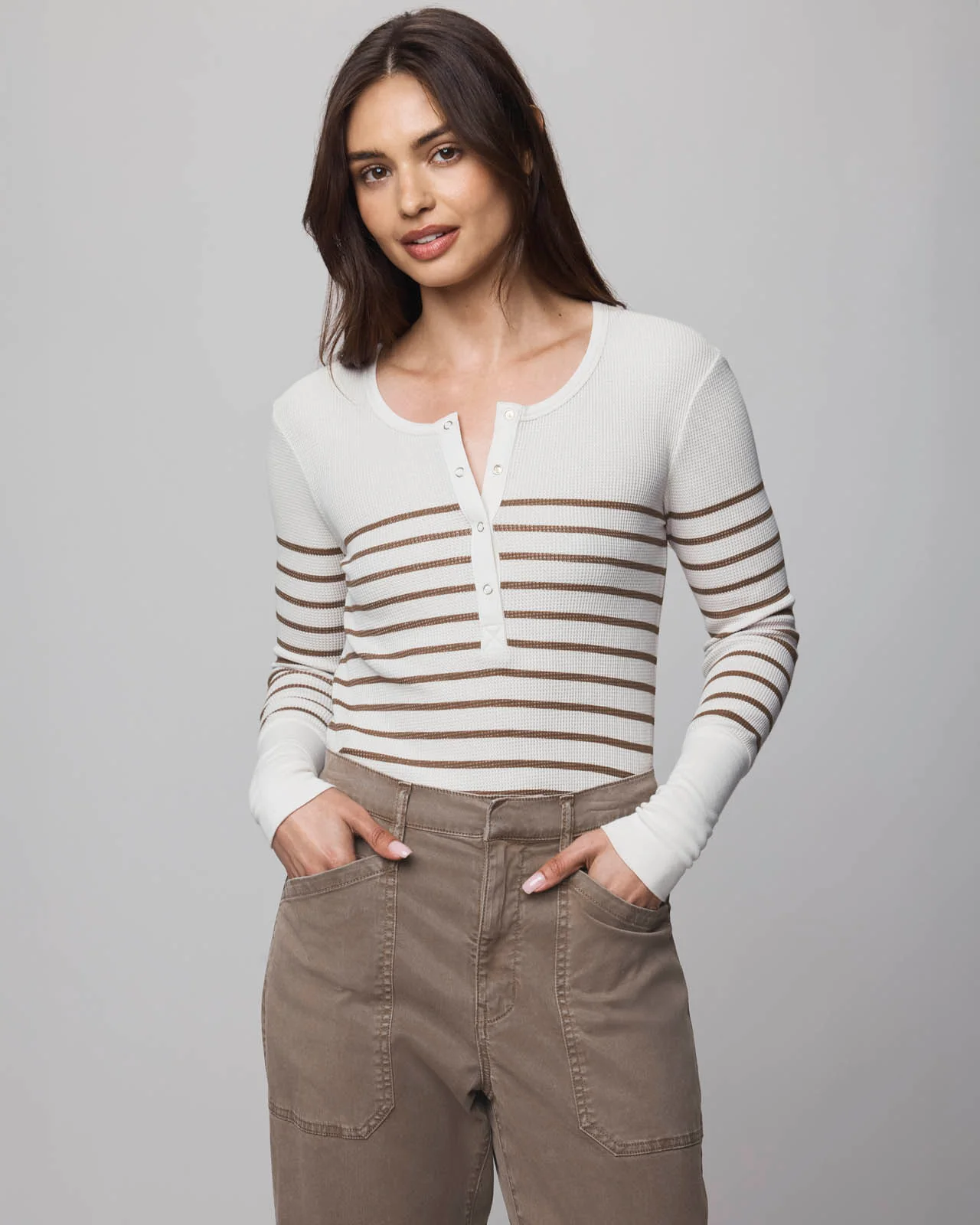 Thermal Forever Stripe Henley