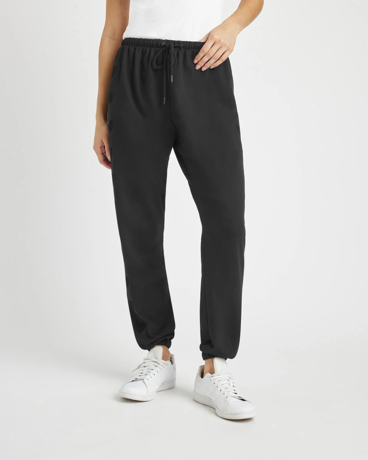 Tia Soft Fleece Heart Jogger - Image 3
