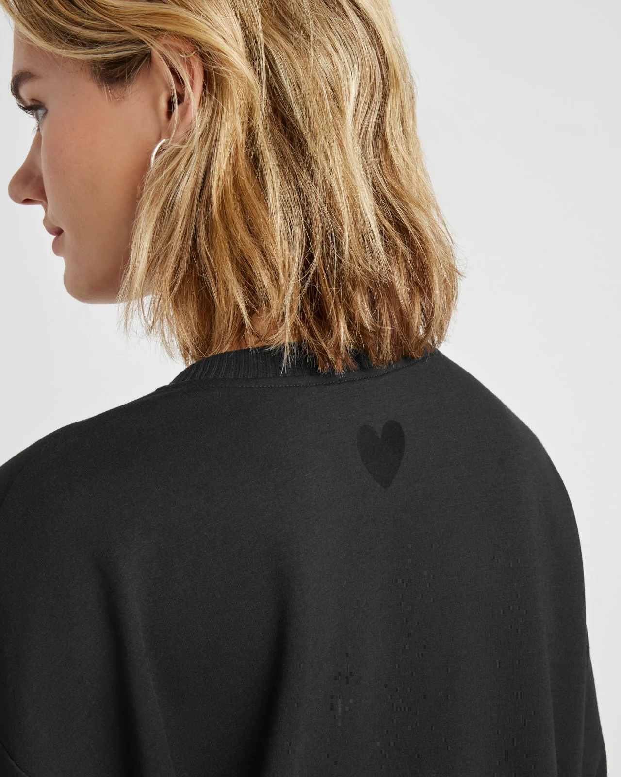Tia Soft Fleece Heart Sweatshirt - Image 6