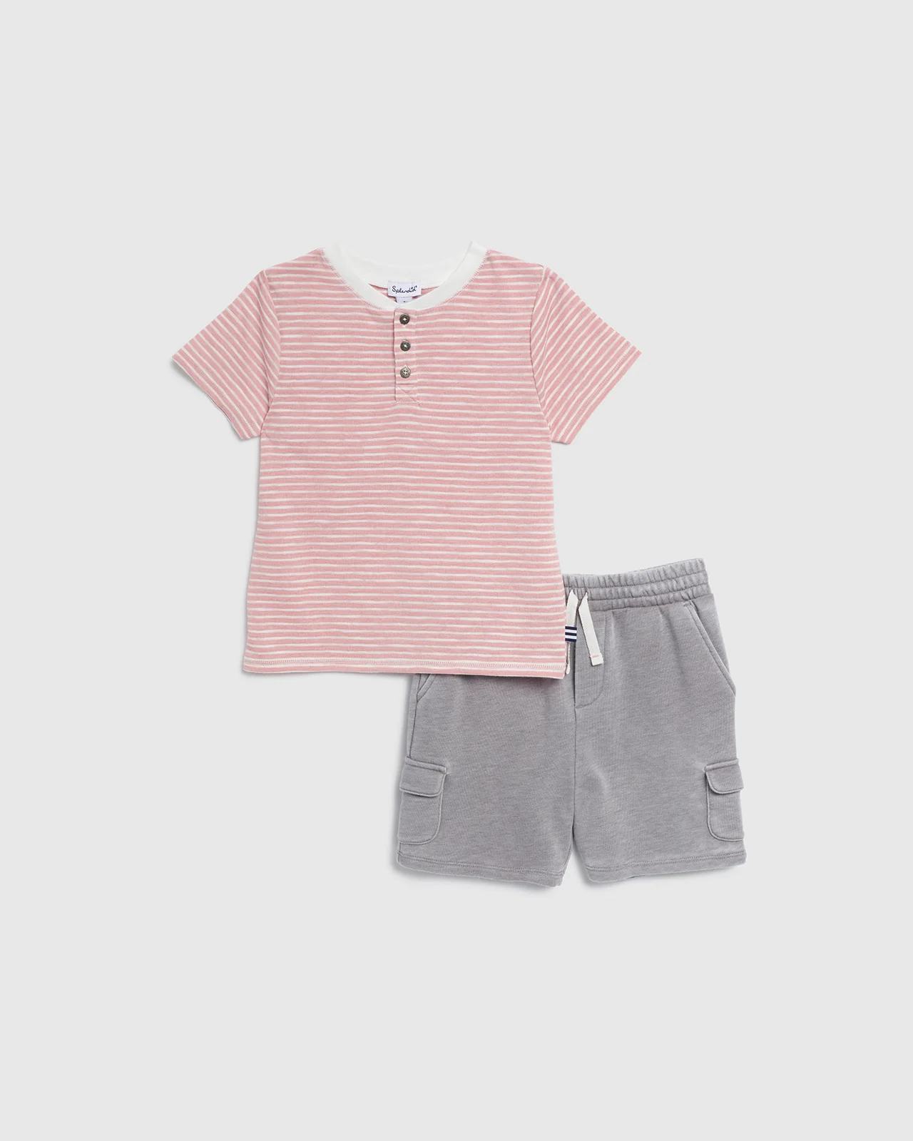 Toddler Boy Desert Stripe Tee Set