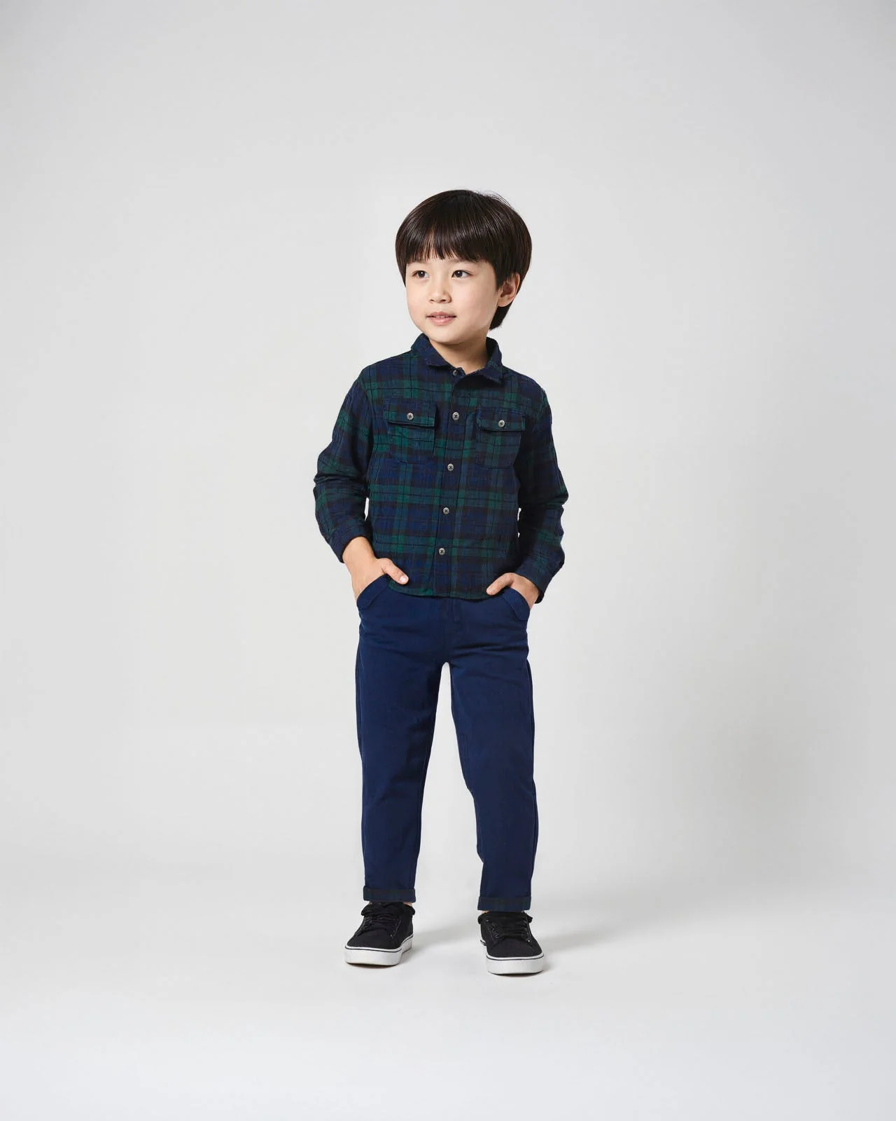 Toddler Boy Hunter Plaid Flannel Set