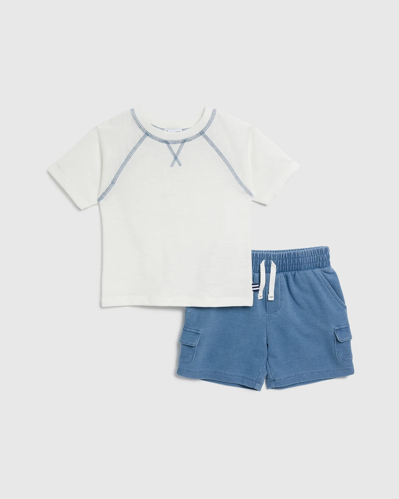 Toddler Boy Raglan Tee Set