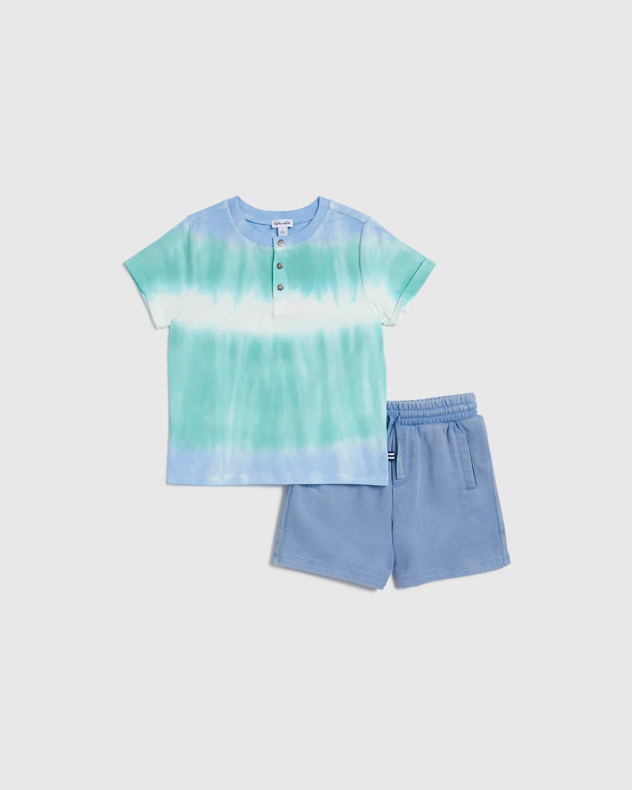 Toddler Boy Sea Blast Tie Dye Tee Set