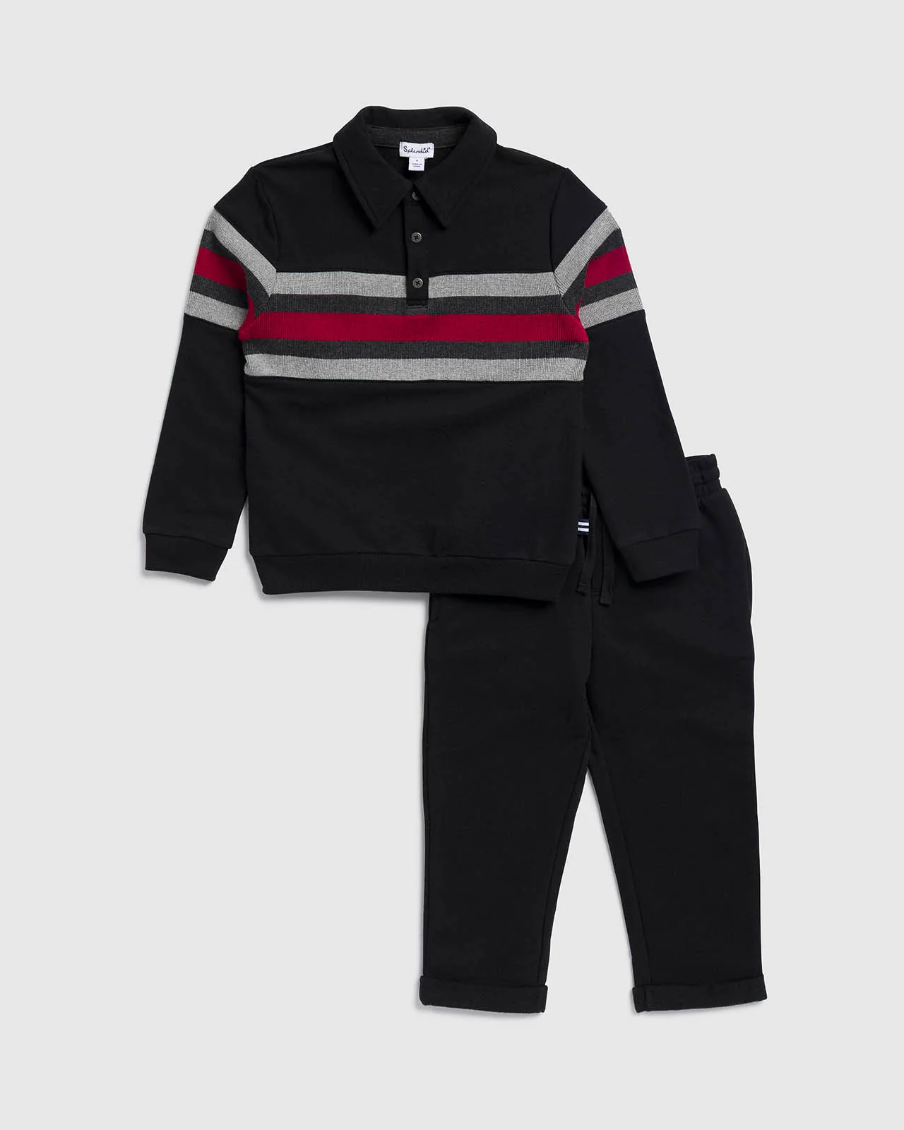 Toddler Boy Stripe Polo Set