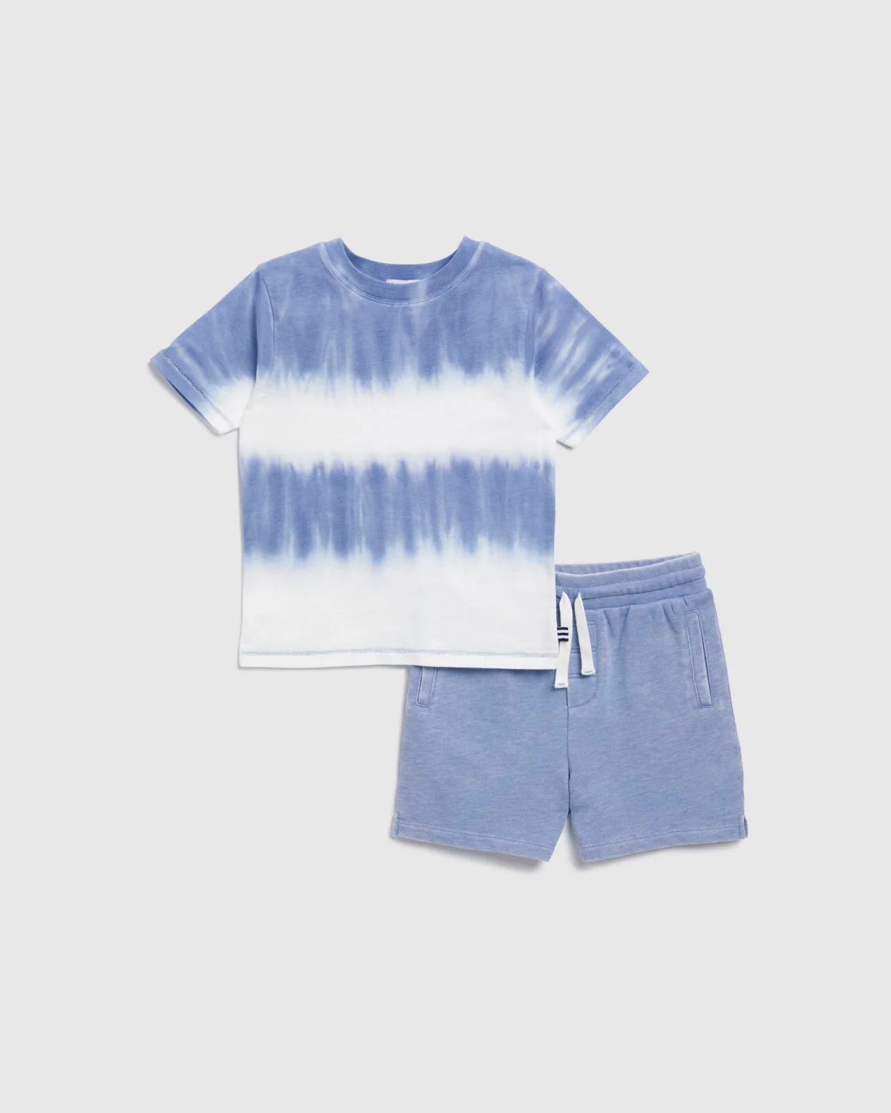 Toddler Boy Sunburst Stripe Tee Set - Image 2