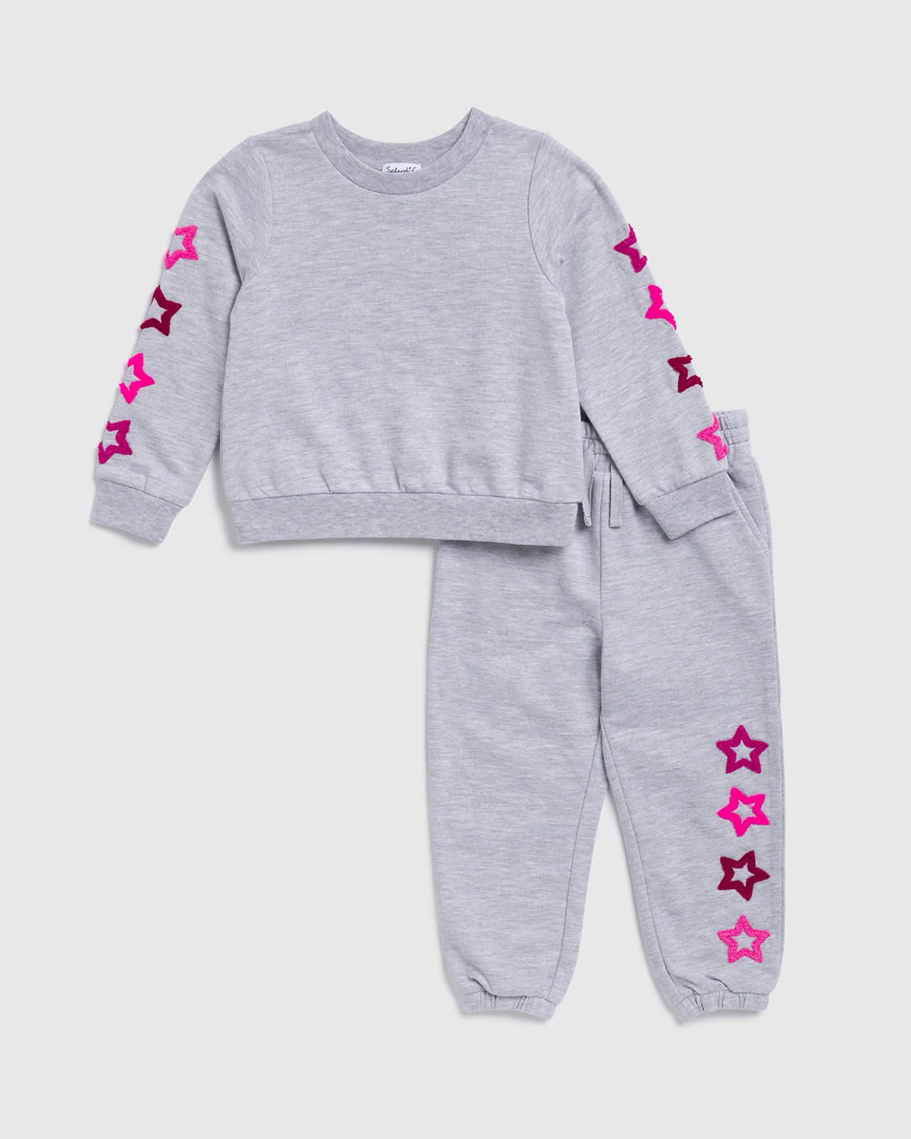 Toddler Girl Bright Star Jogger Set - Image 2
