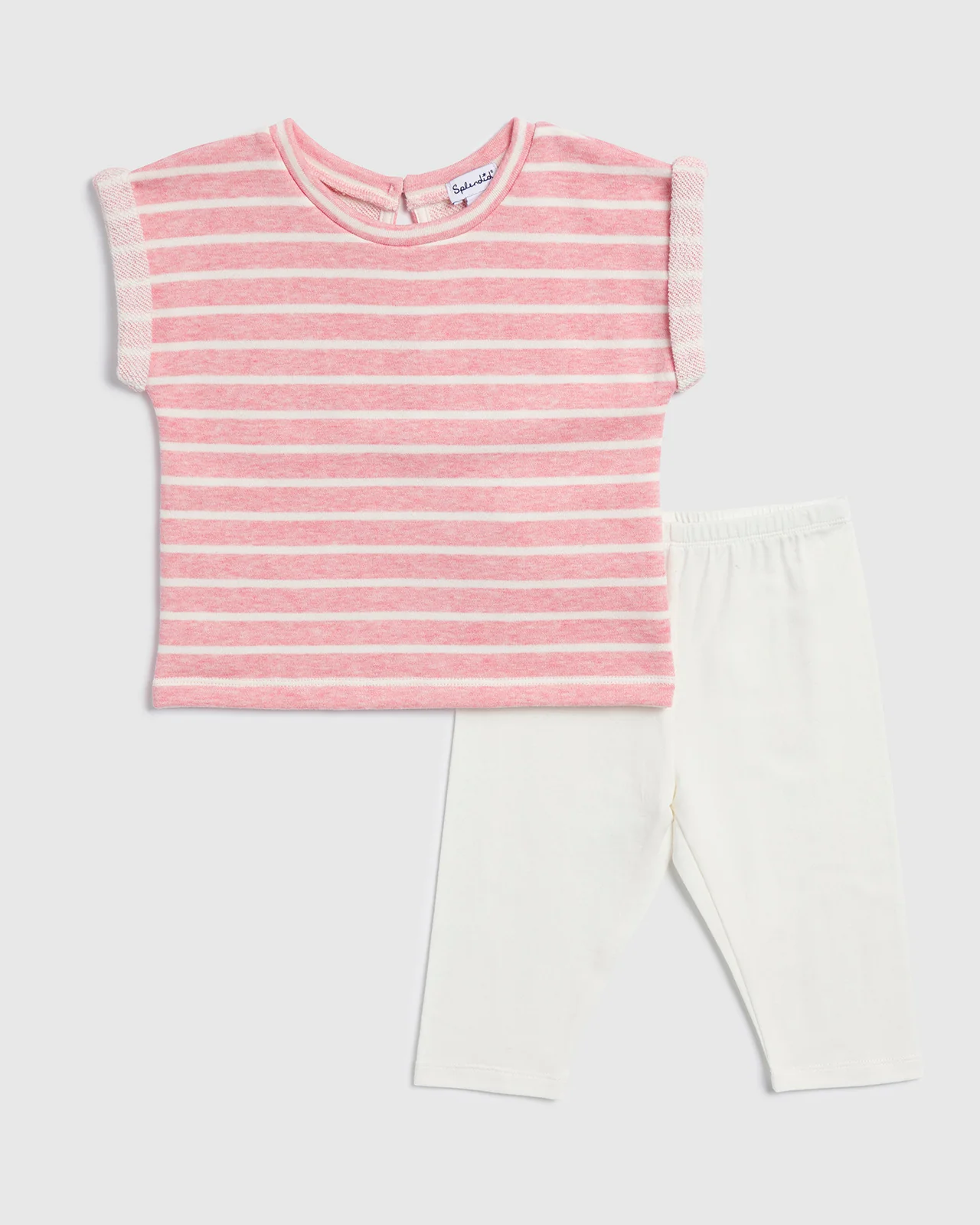Toddler Girl Broadwalk Stripe Short Sleeve Set