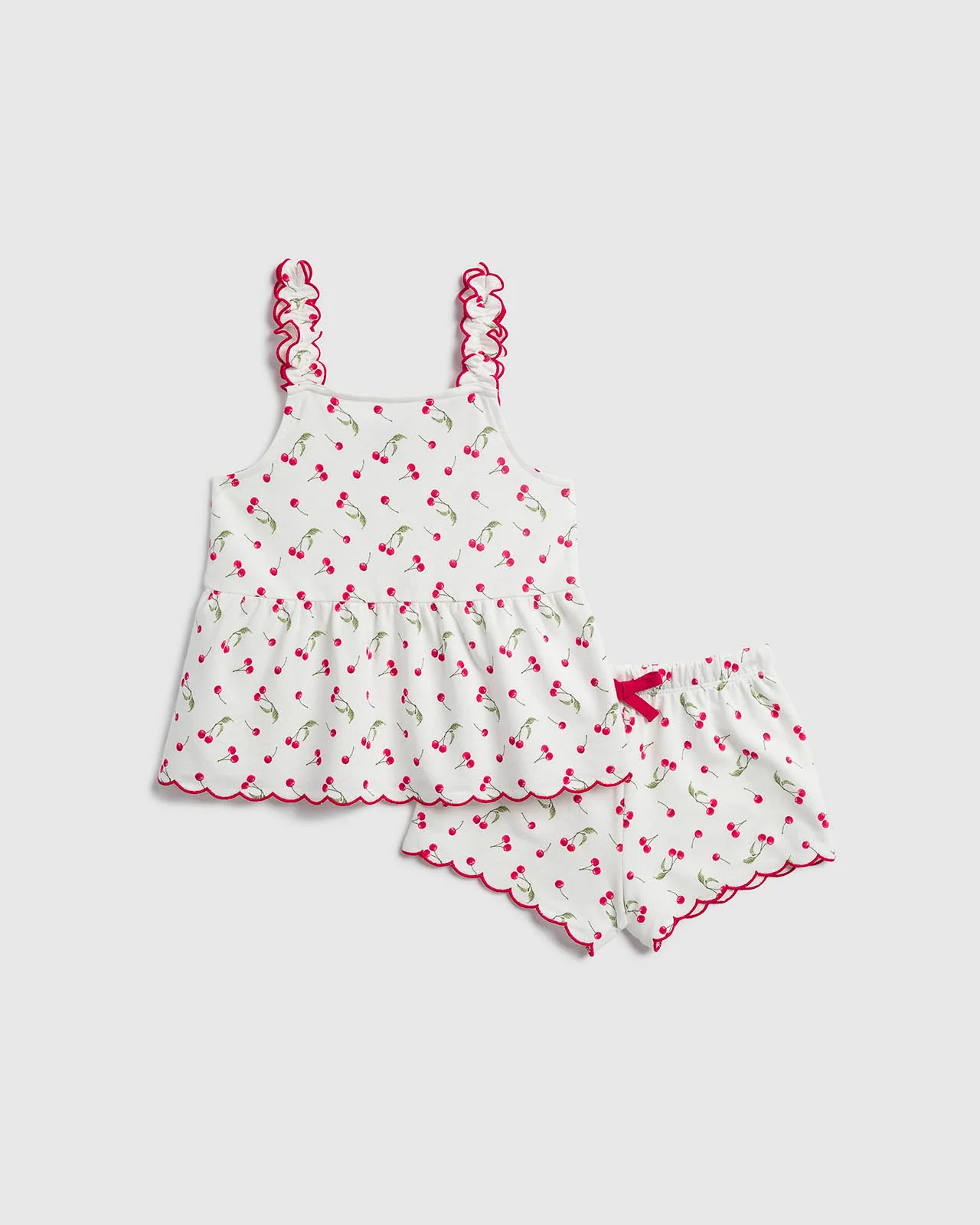 Toddler Girl Cherry Tank Set - Image 5