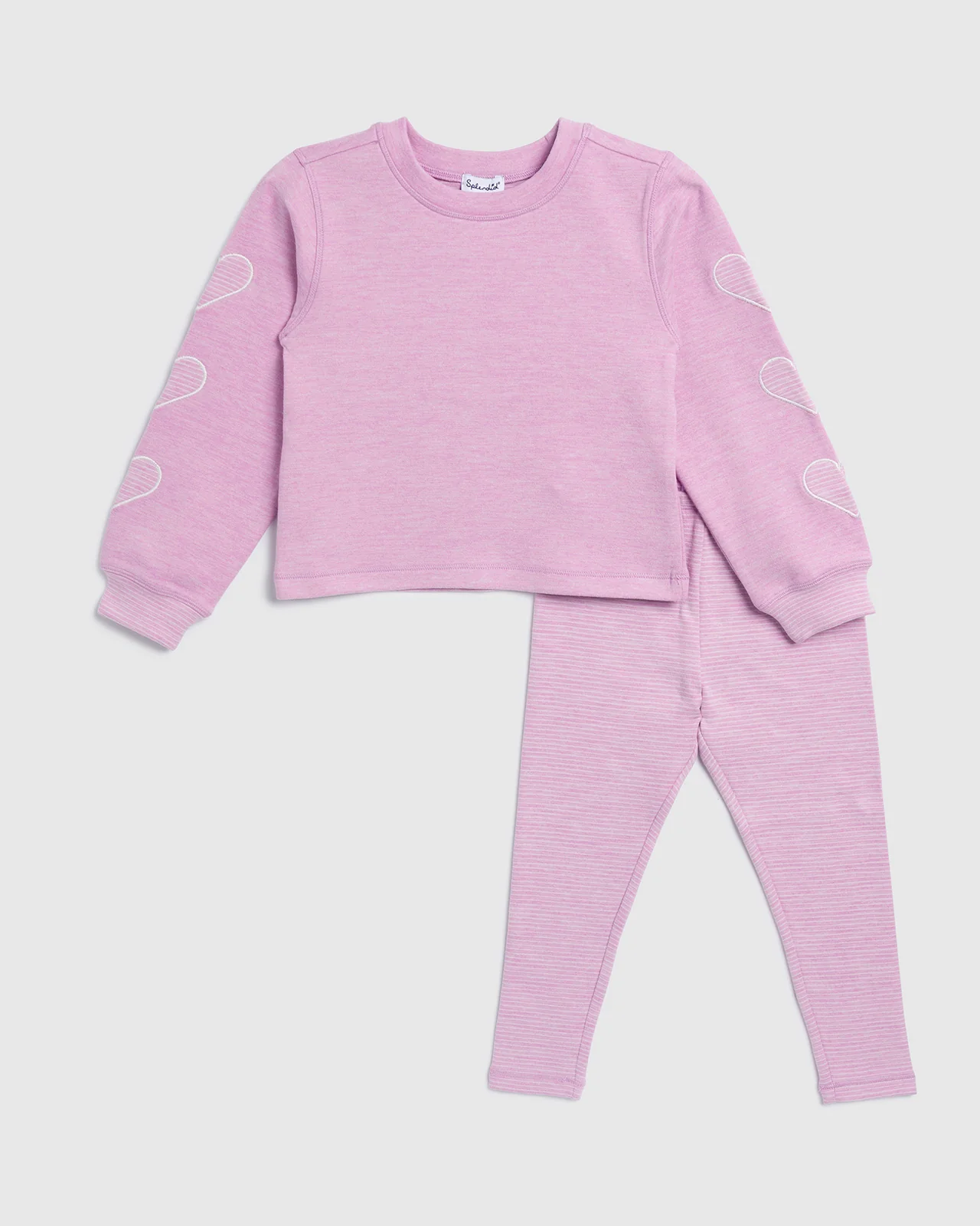Toddler Girl Cloudline Hearts Long Sleeve Set