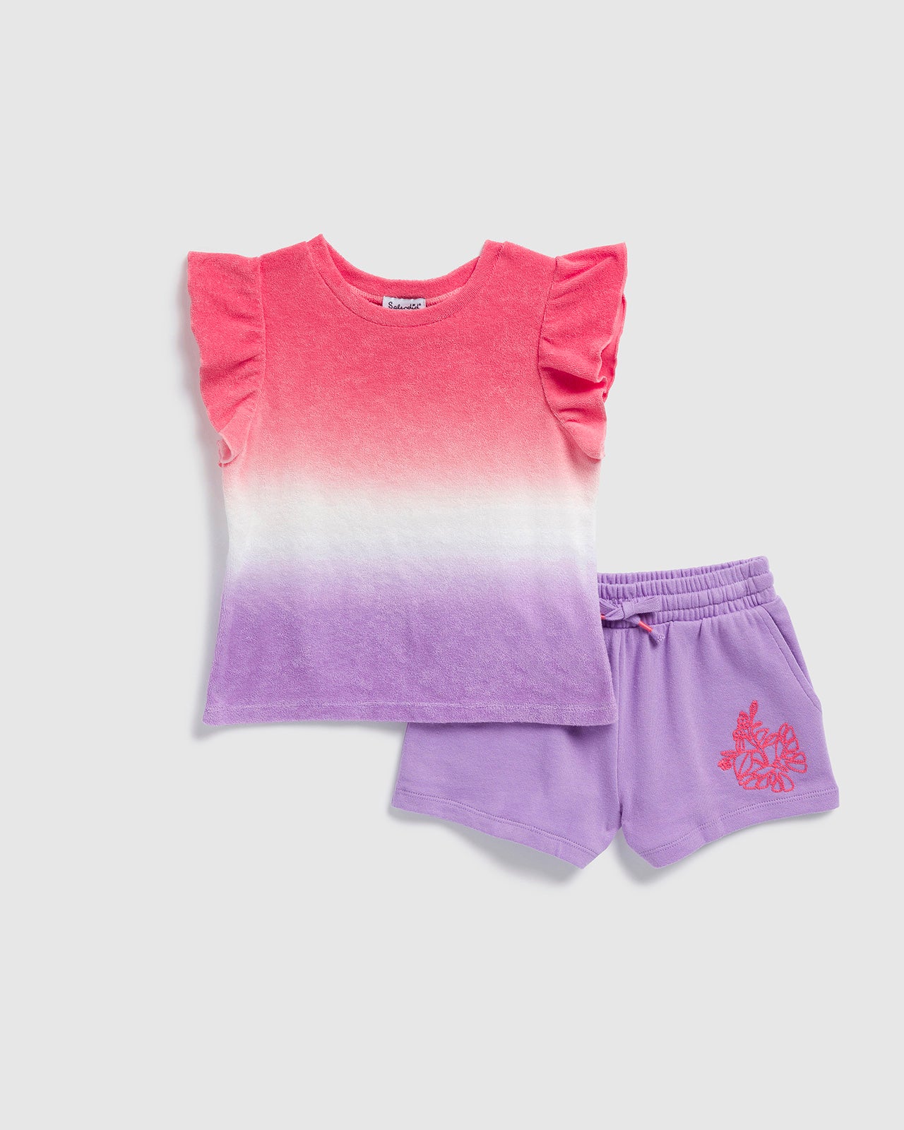 Toddler Girl Dip Dye Set