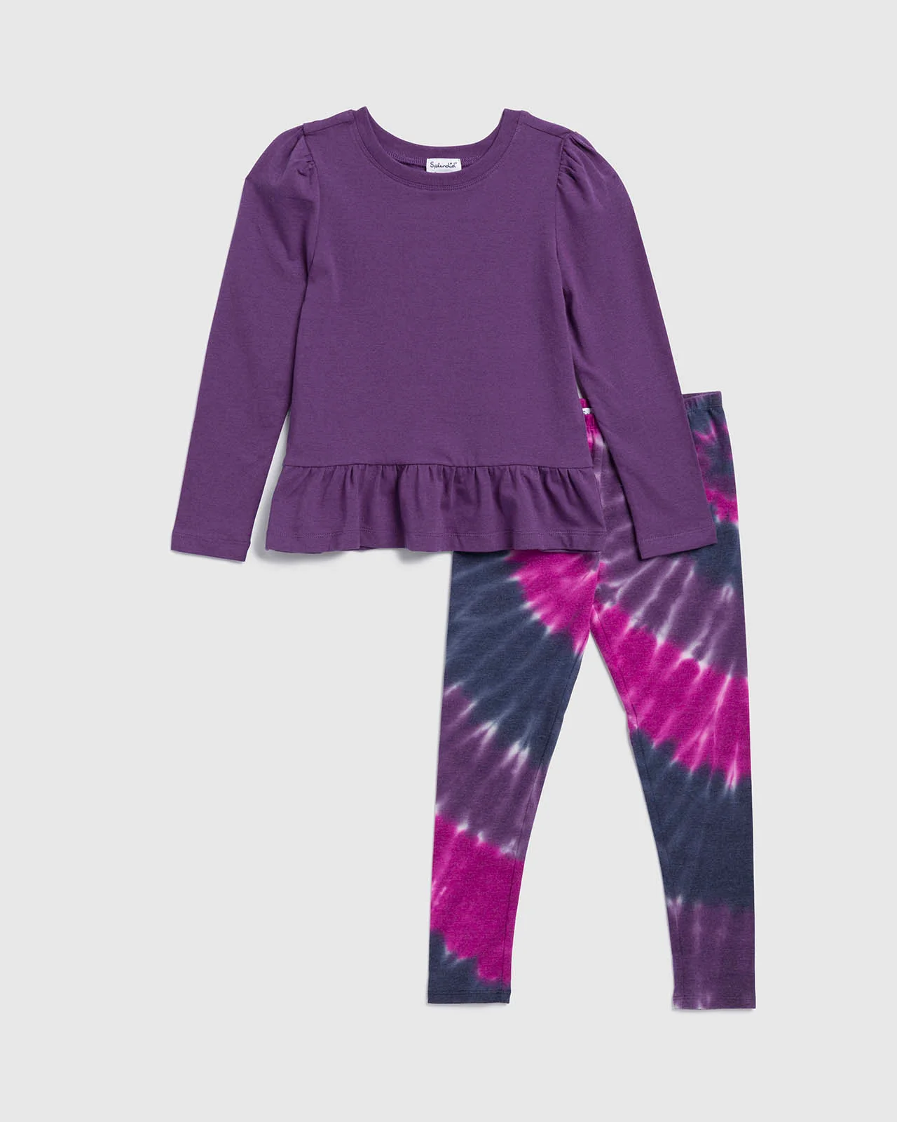 Toddler Girl Disco Tie-Dye Legging Set