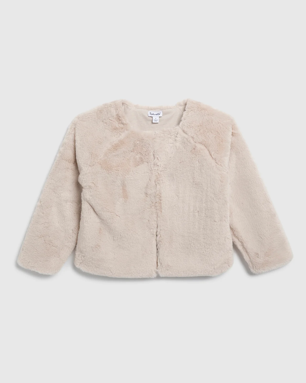 Toddler Girl Faux Fuzzy Jacket