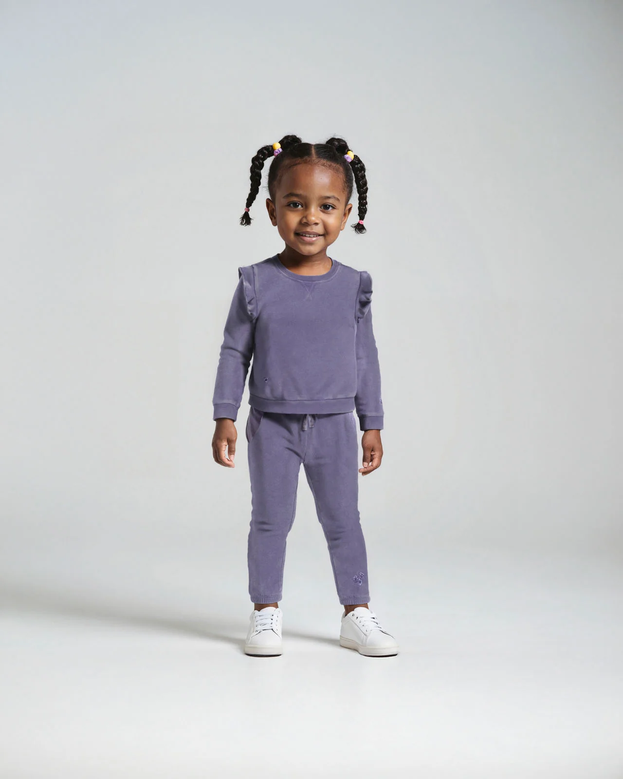 Toddler Girl Floral Haze Sweatshirt Set