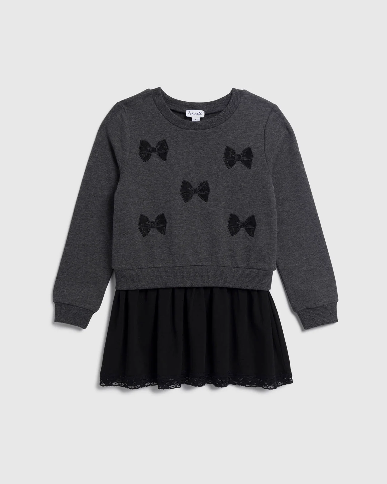 Toddler Girl Lacy Bow Dress