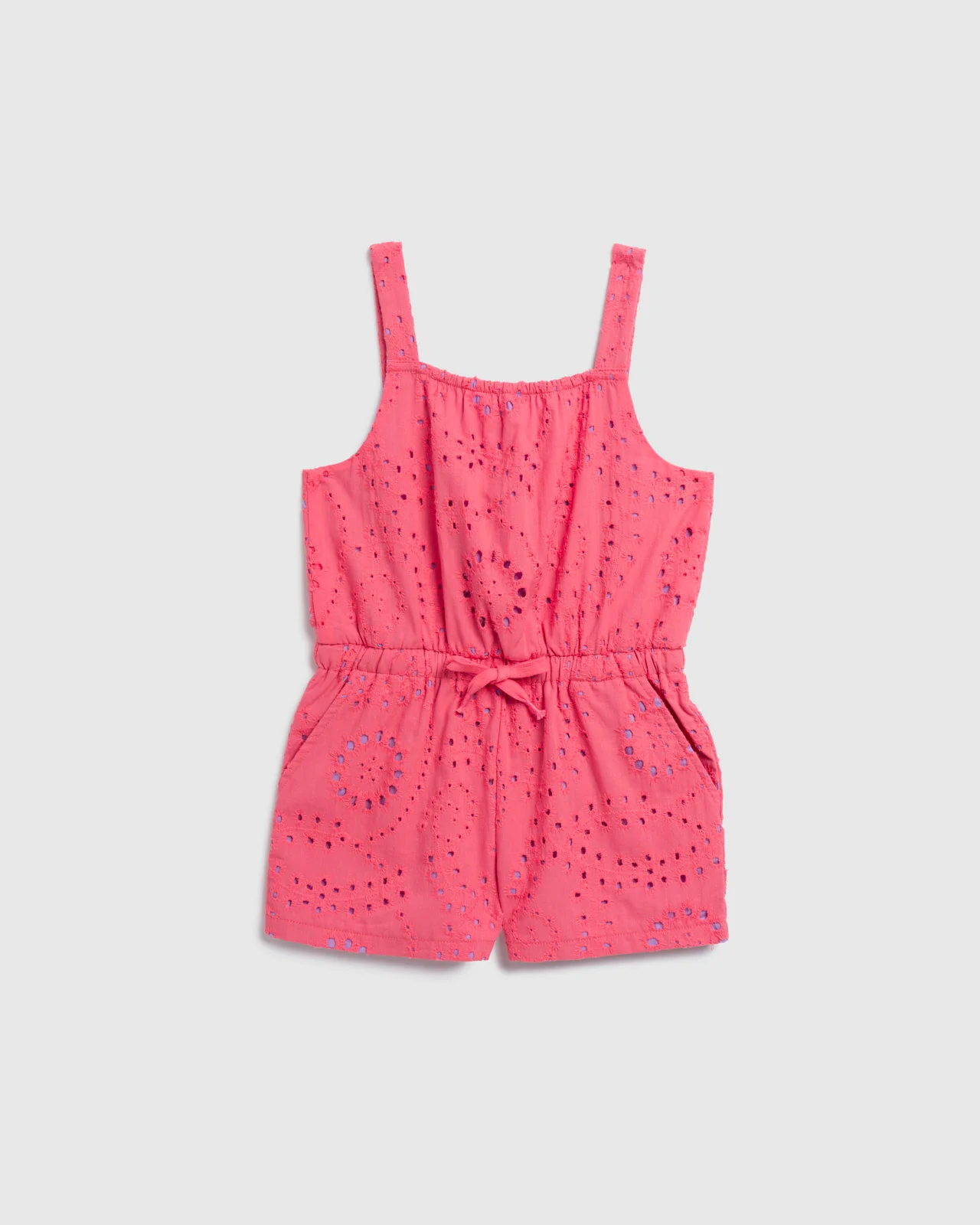 Toddler Girl Poppy Embroidered Romper