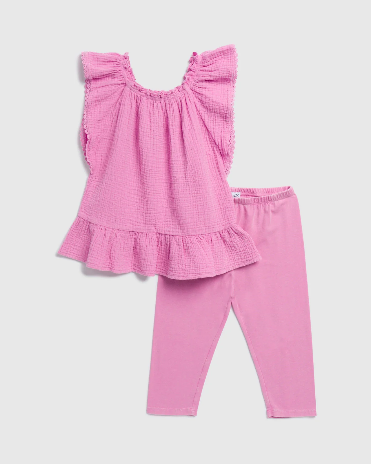 Toddler Girl Sun Gauze Tee Set