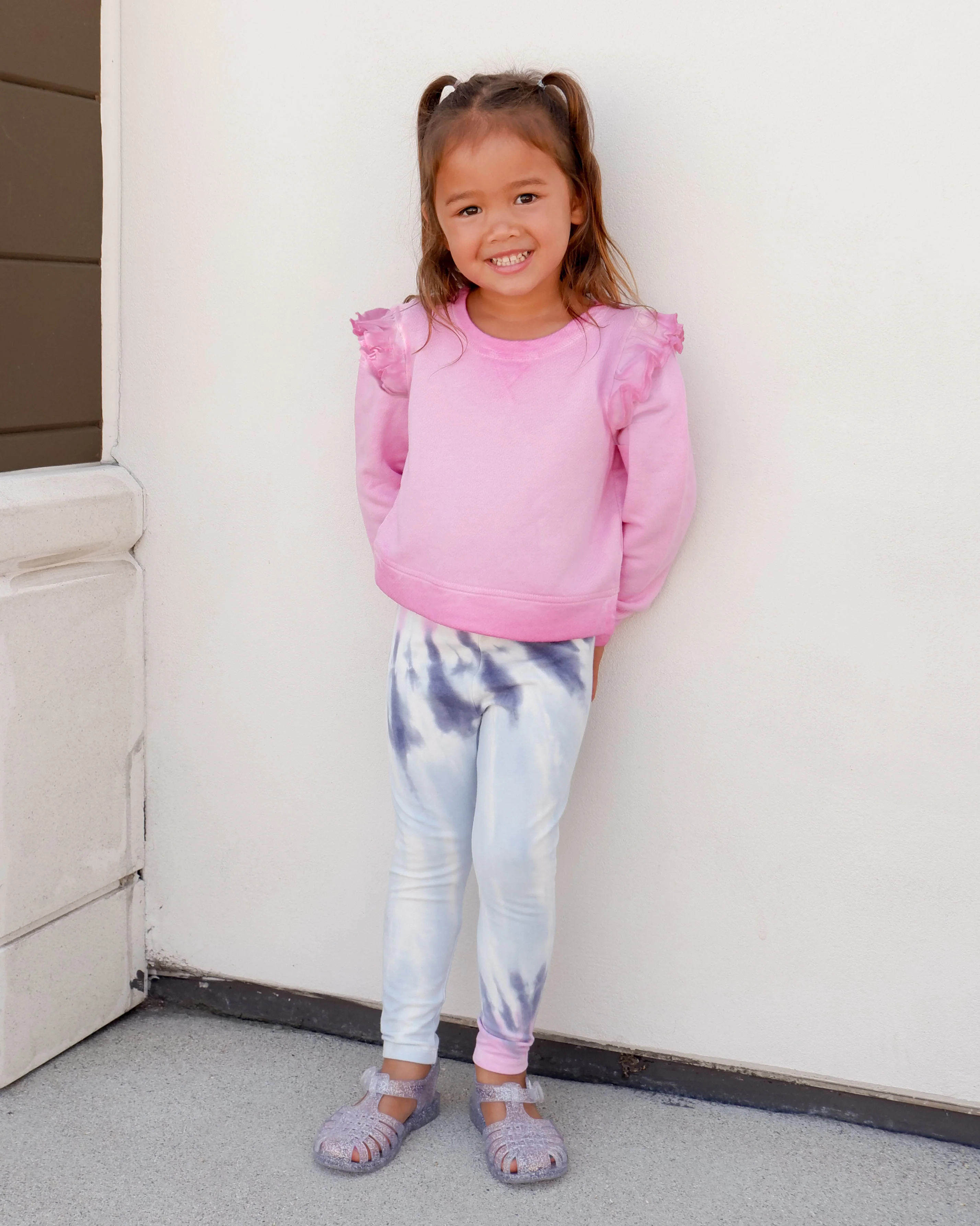 Toddler Girl Tie Dye Legging Set