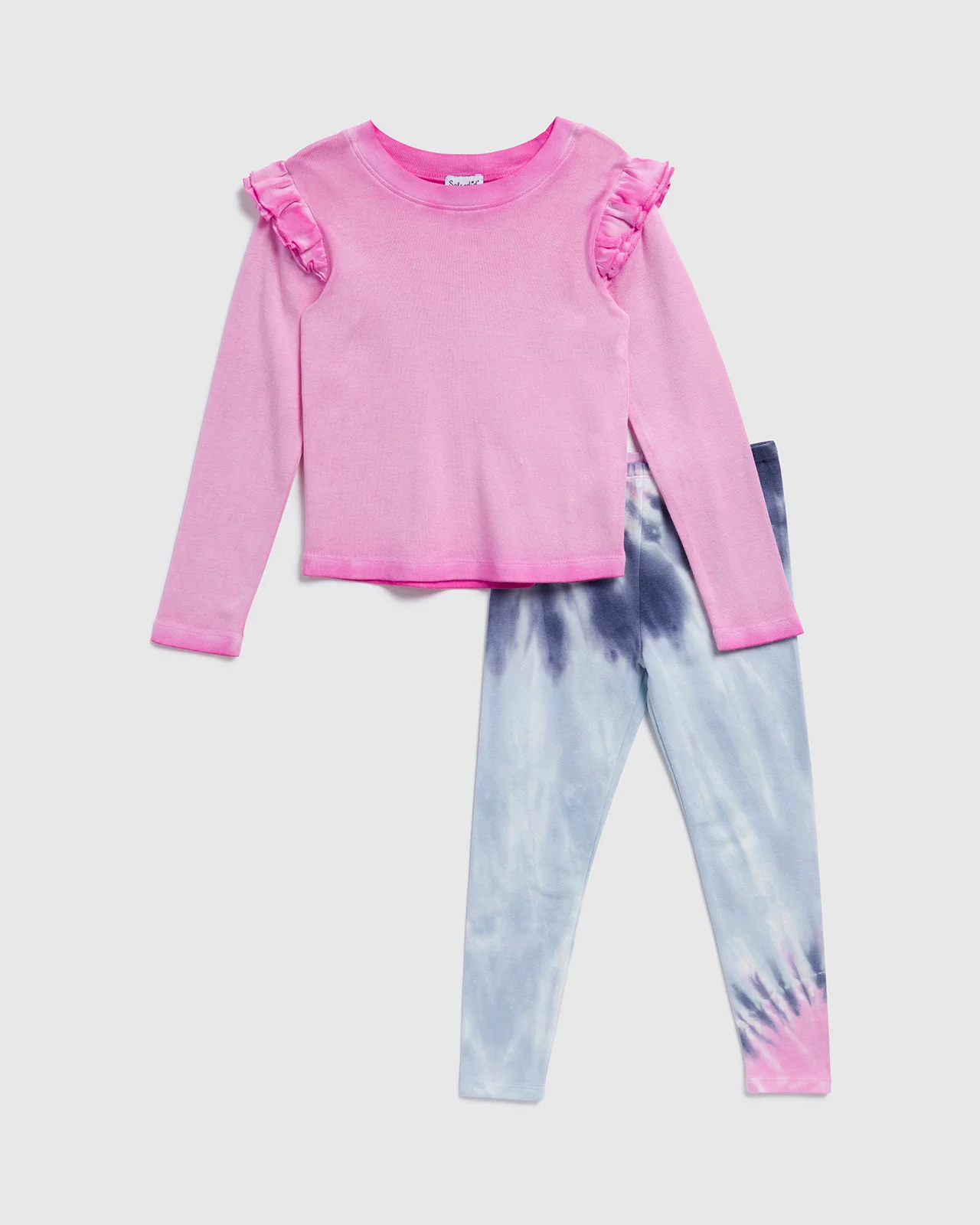 Toddler Girl Tie Dye Legging Set - Image 2