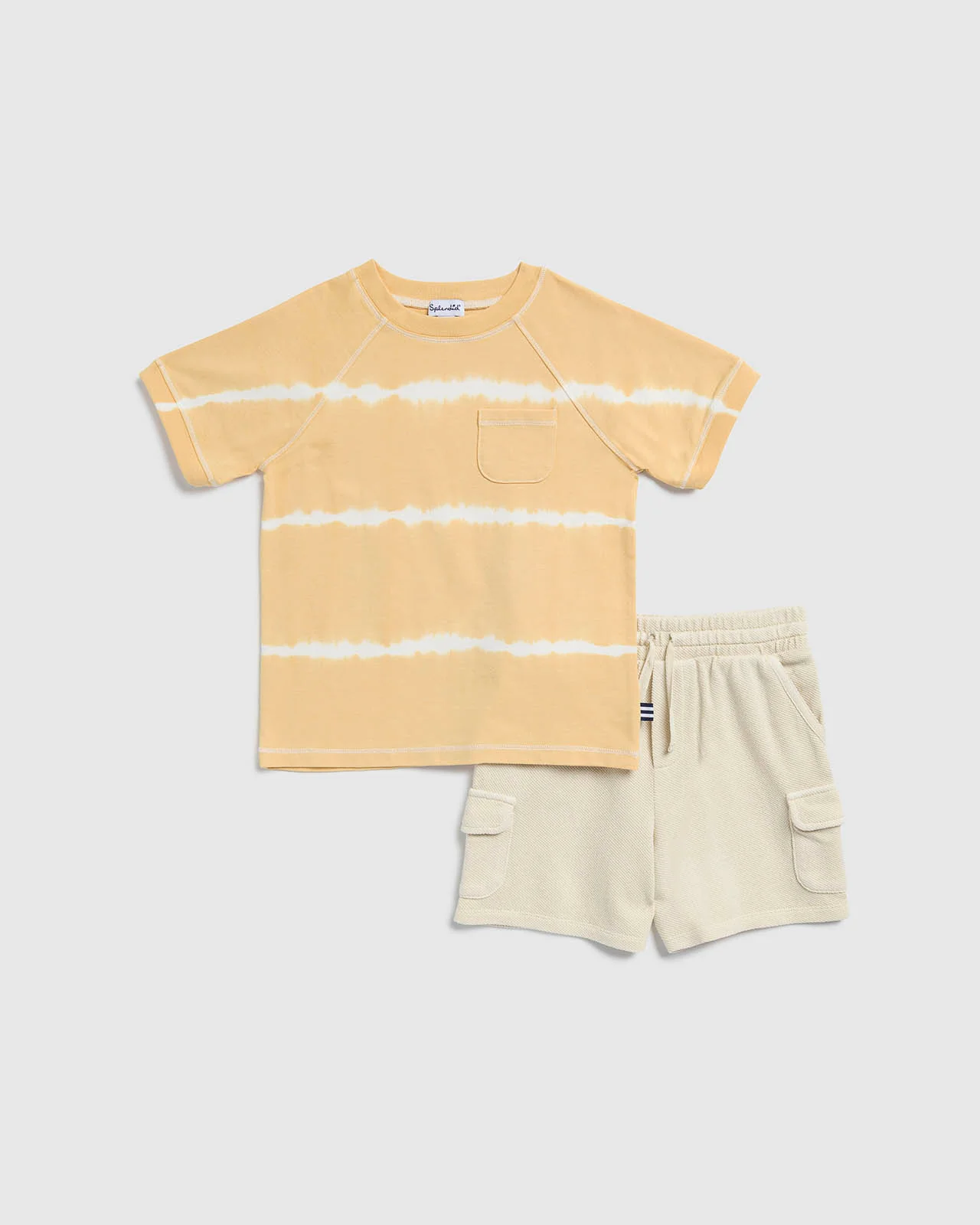 Toddler Boy Sunny Tie Dye Short Sleeve Set