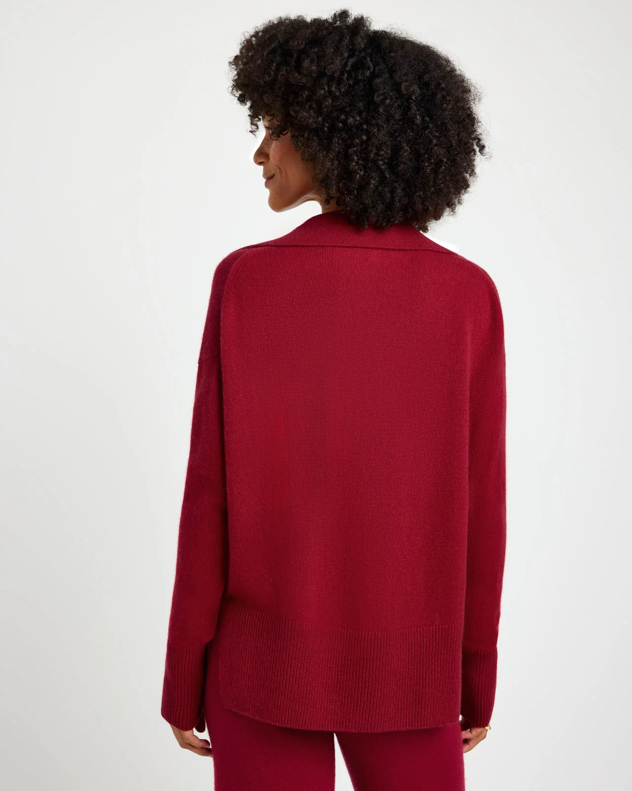 Tori Cashmere Polo Sweater - Image 15