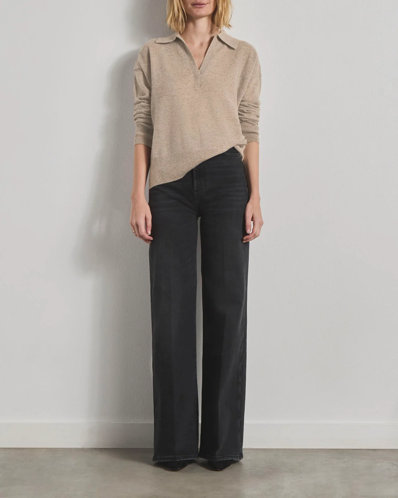 Tori Cashmere Polo Sweater - Image 25