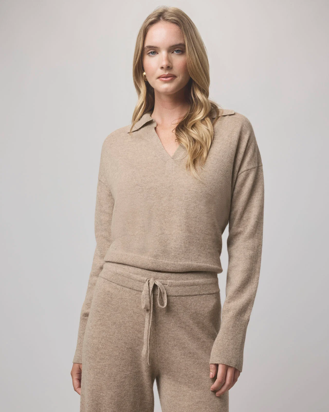 Tori Cashmere Polo Sweater - Image 26