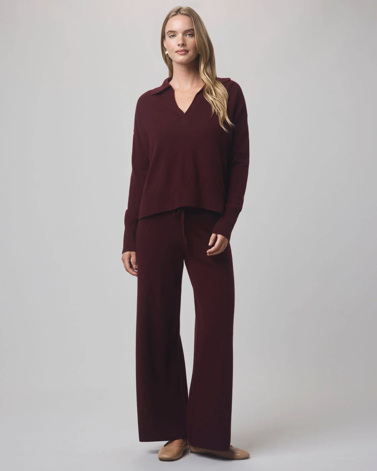 Tori Cashmere Polo Sweater - Image 3