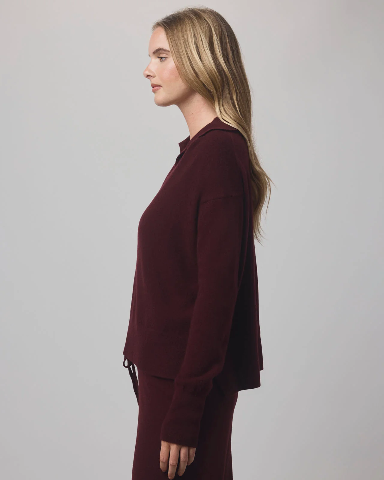 Tori Cashmere Polo Sweater - Image 4
