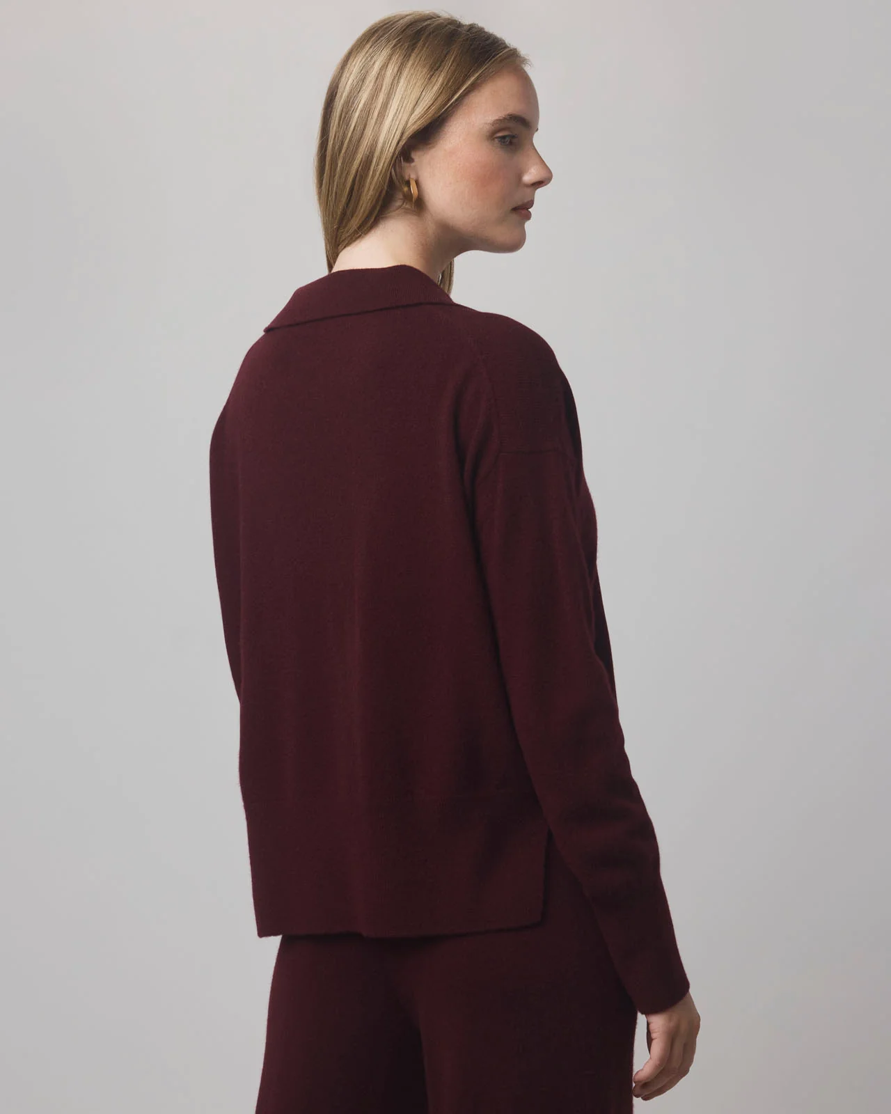 Tori Cashmere Polo Sweater - Image 5