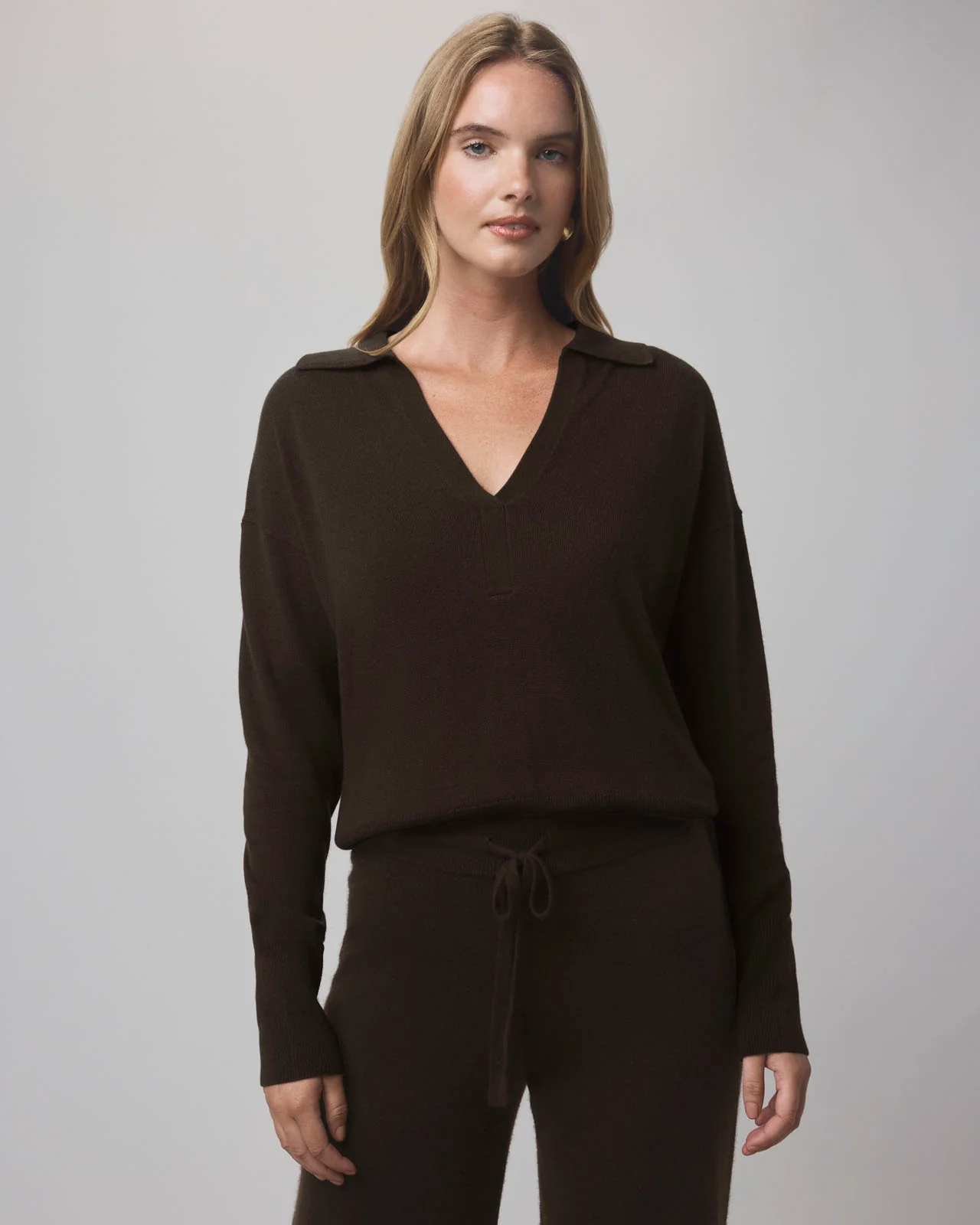 Tori Cashmere Polo Sweater - Image 9