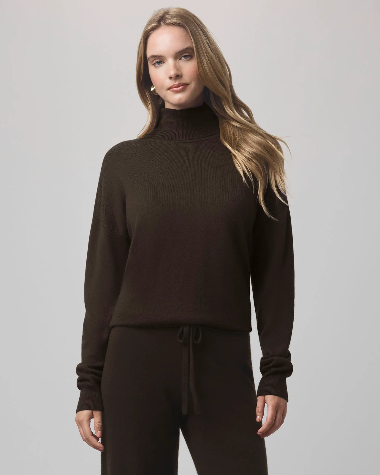 Tori Cashmere Turtleneck Sweater