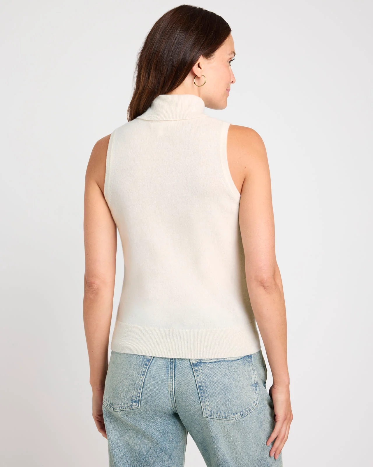 Tori Cashmere Turtleneck Tank - Image 12