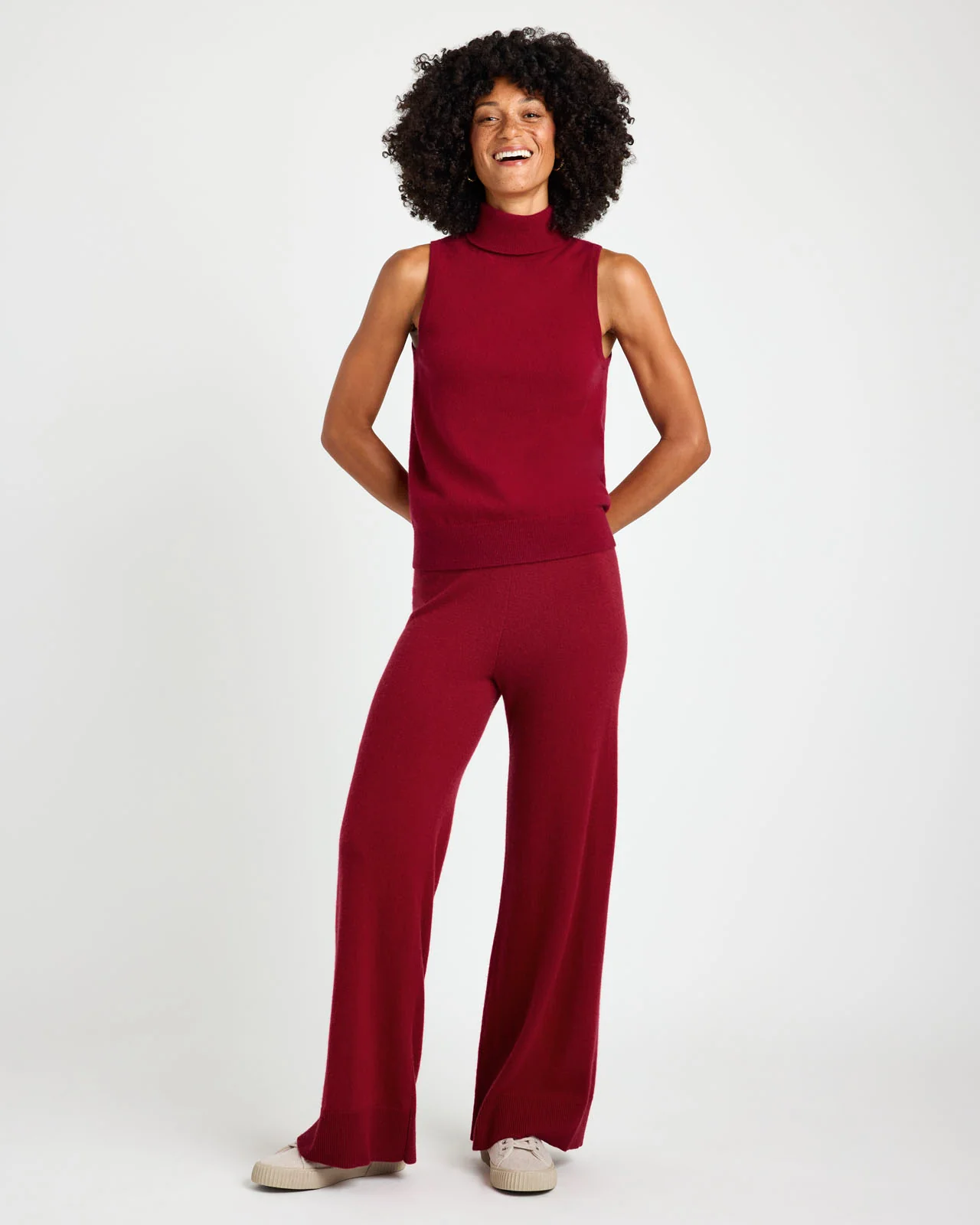 Tori Cashmere Turtleneck Tank - Image 20