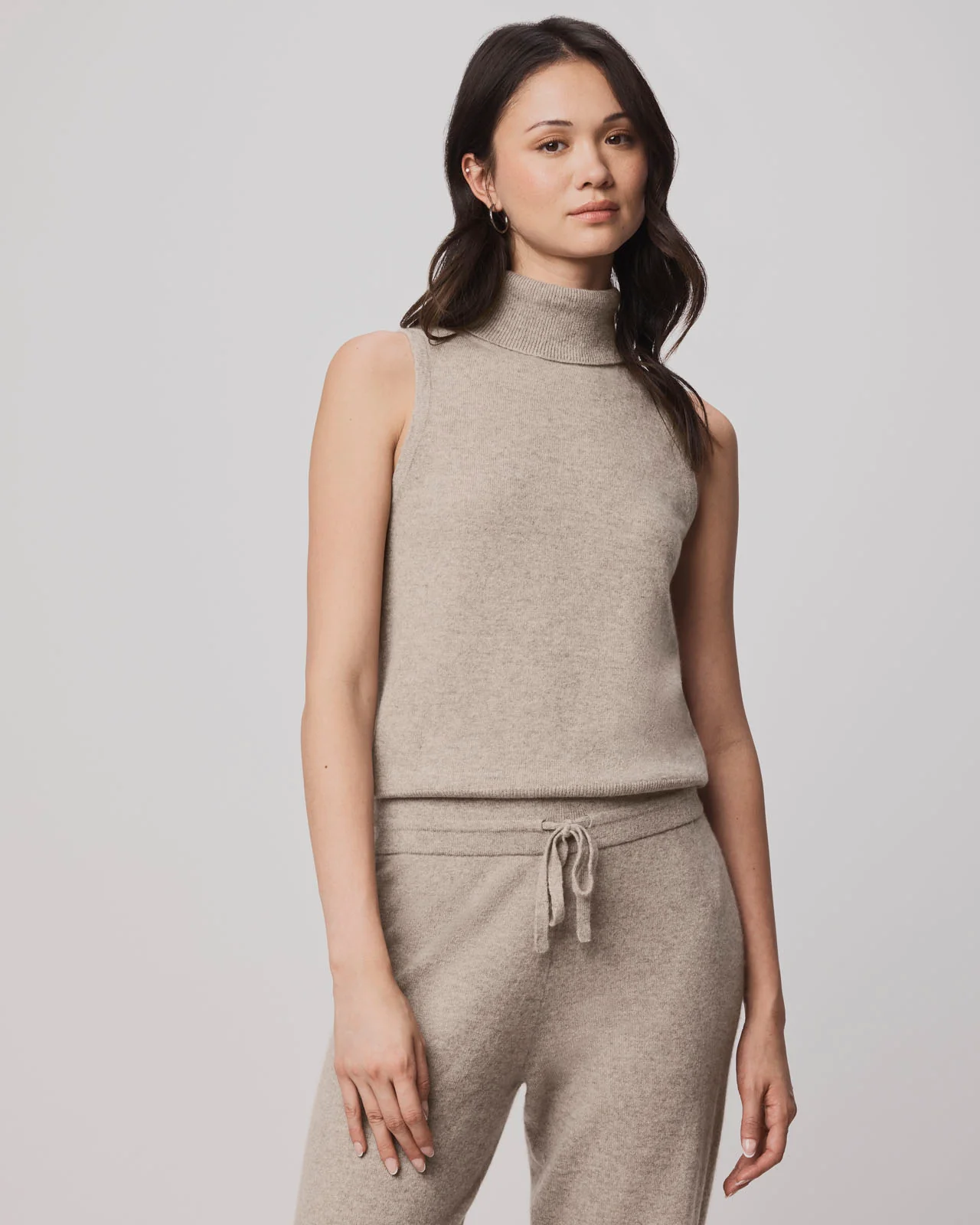 Tori Cashmere Turtleneck Tank - Image 24