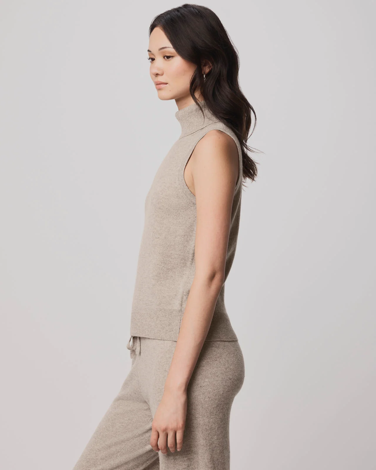 Tori Cashmere Turtleneck Tank - Image 26