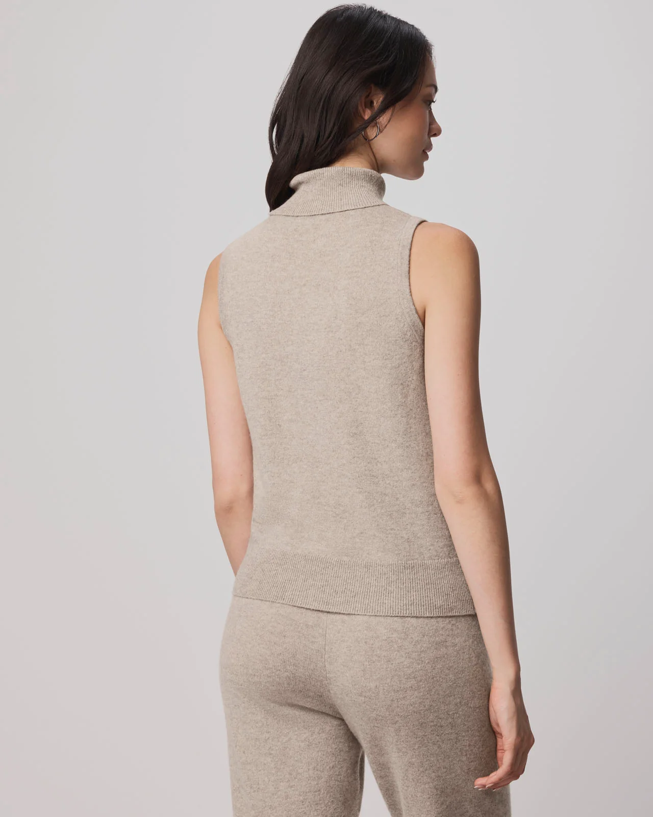 Tori Cashmere Turtleneck Tank - Image 27