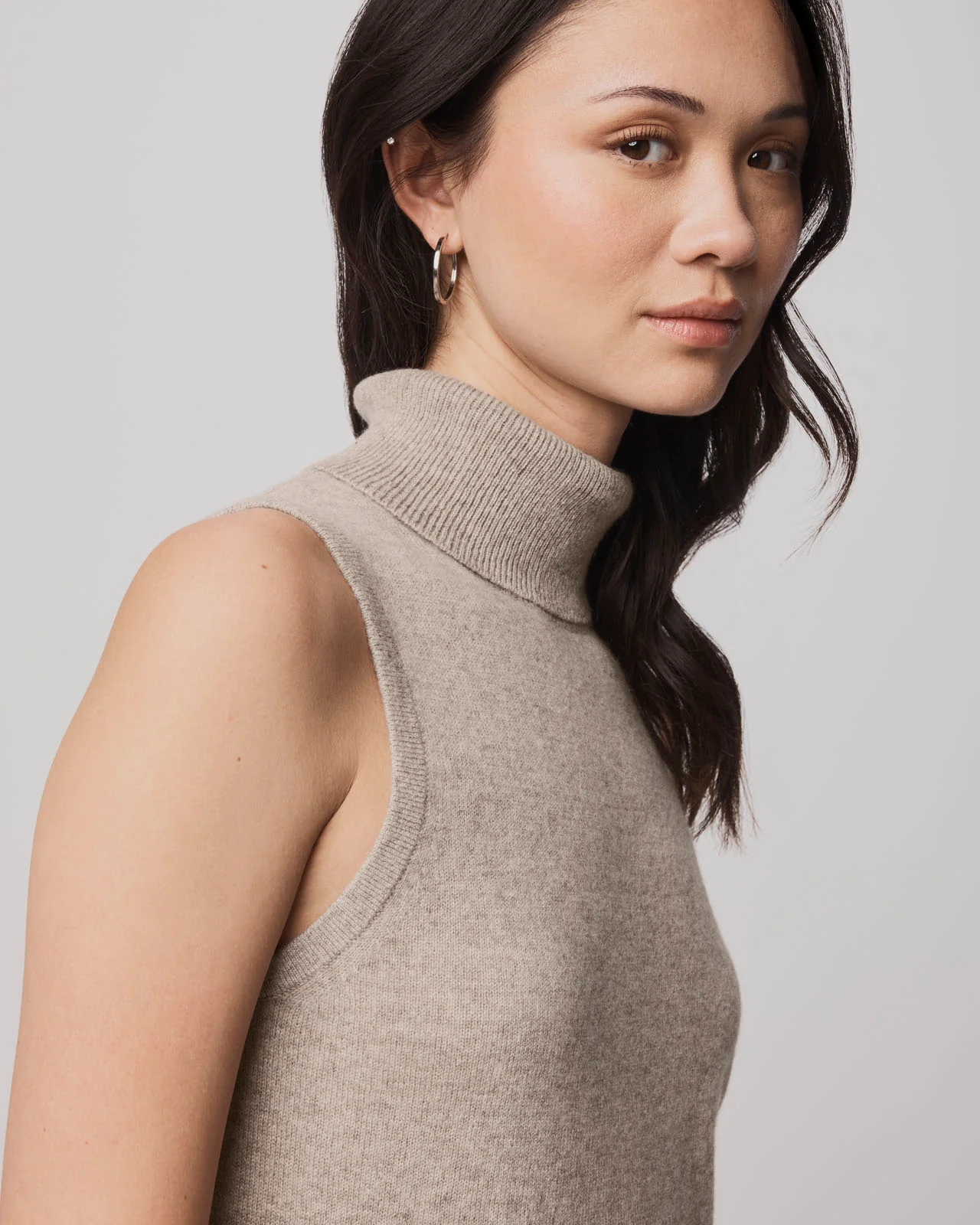 Tori Cashmere Turtleneck Tank - Image 28