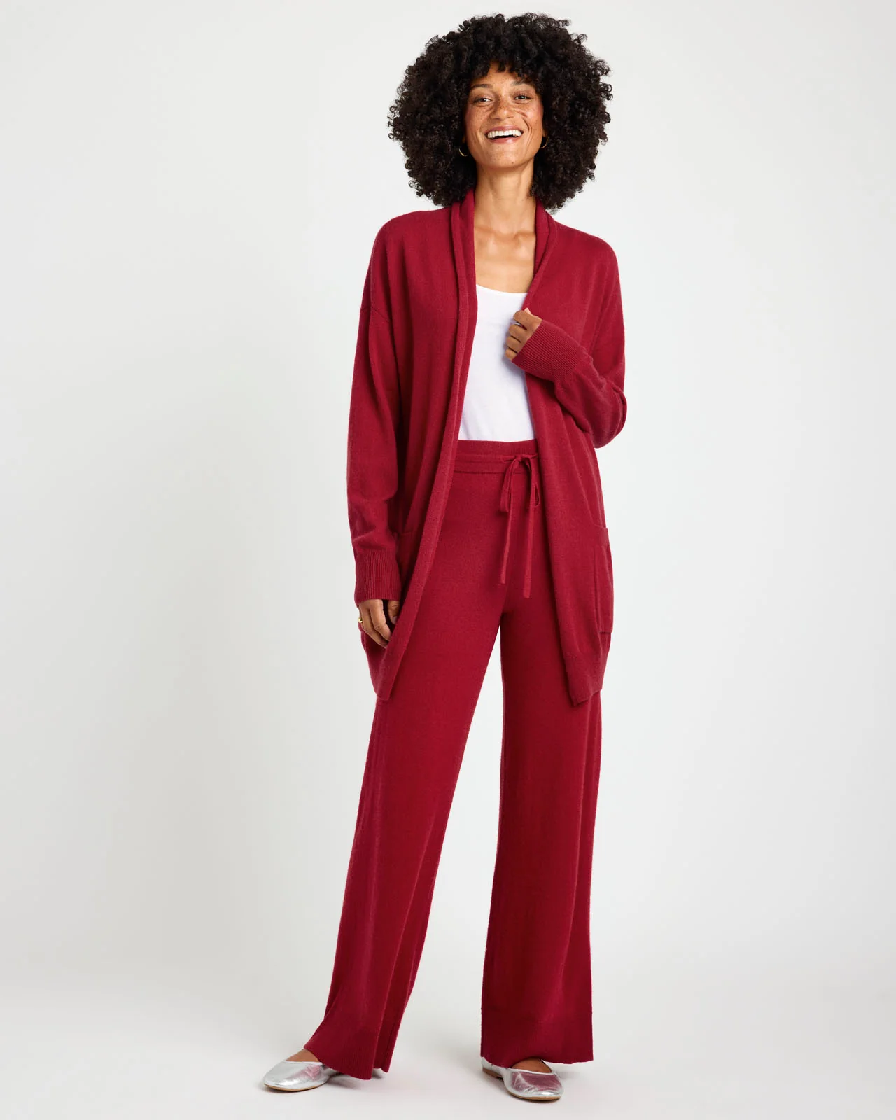 Tori Cashmere Wide Leg Pant - Image 22