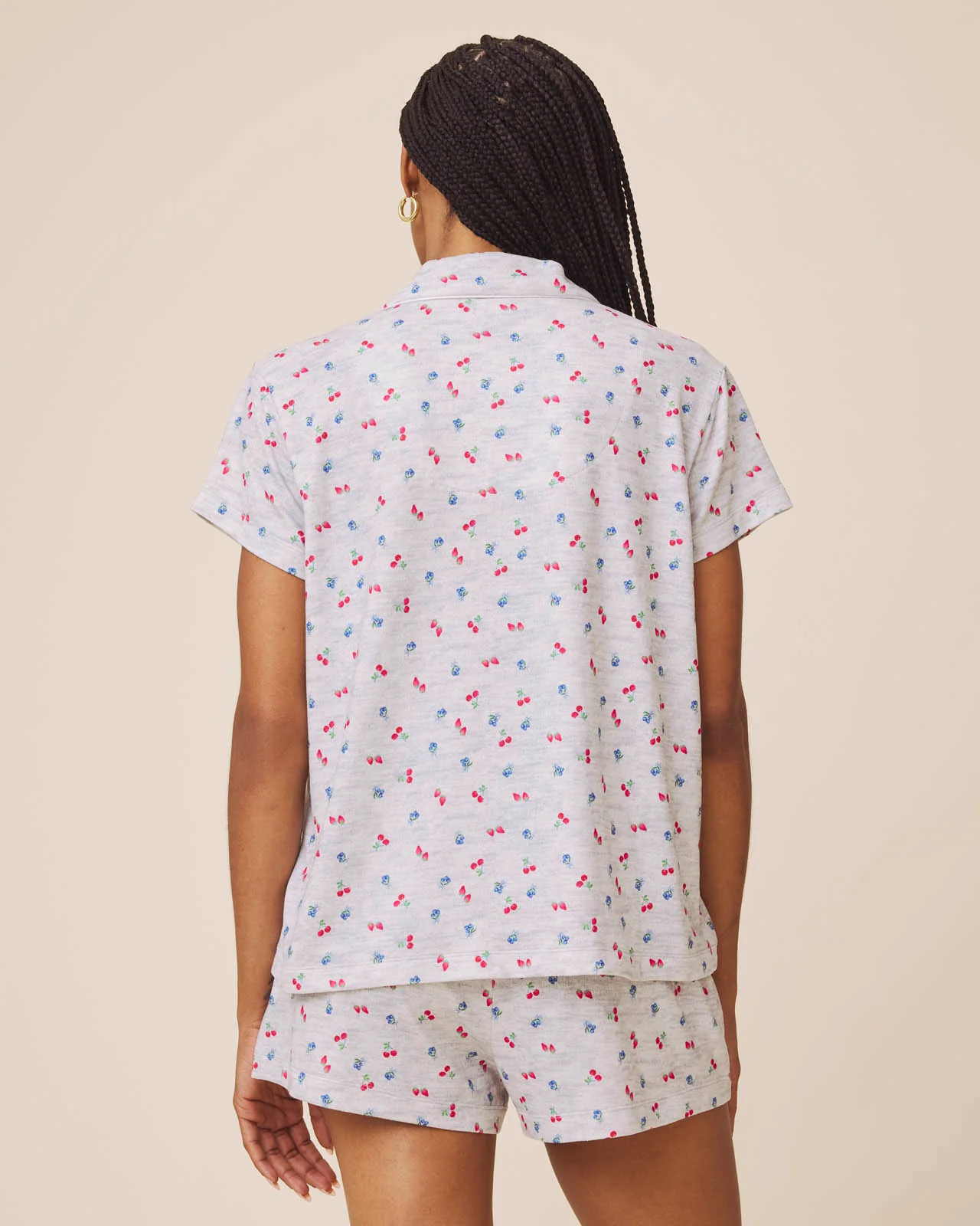 Tossed Fruit Flora Pillowsoft Short Set - Image 5