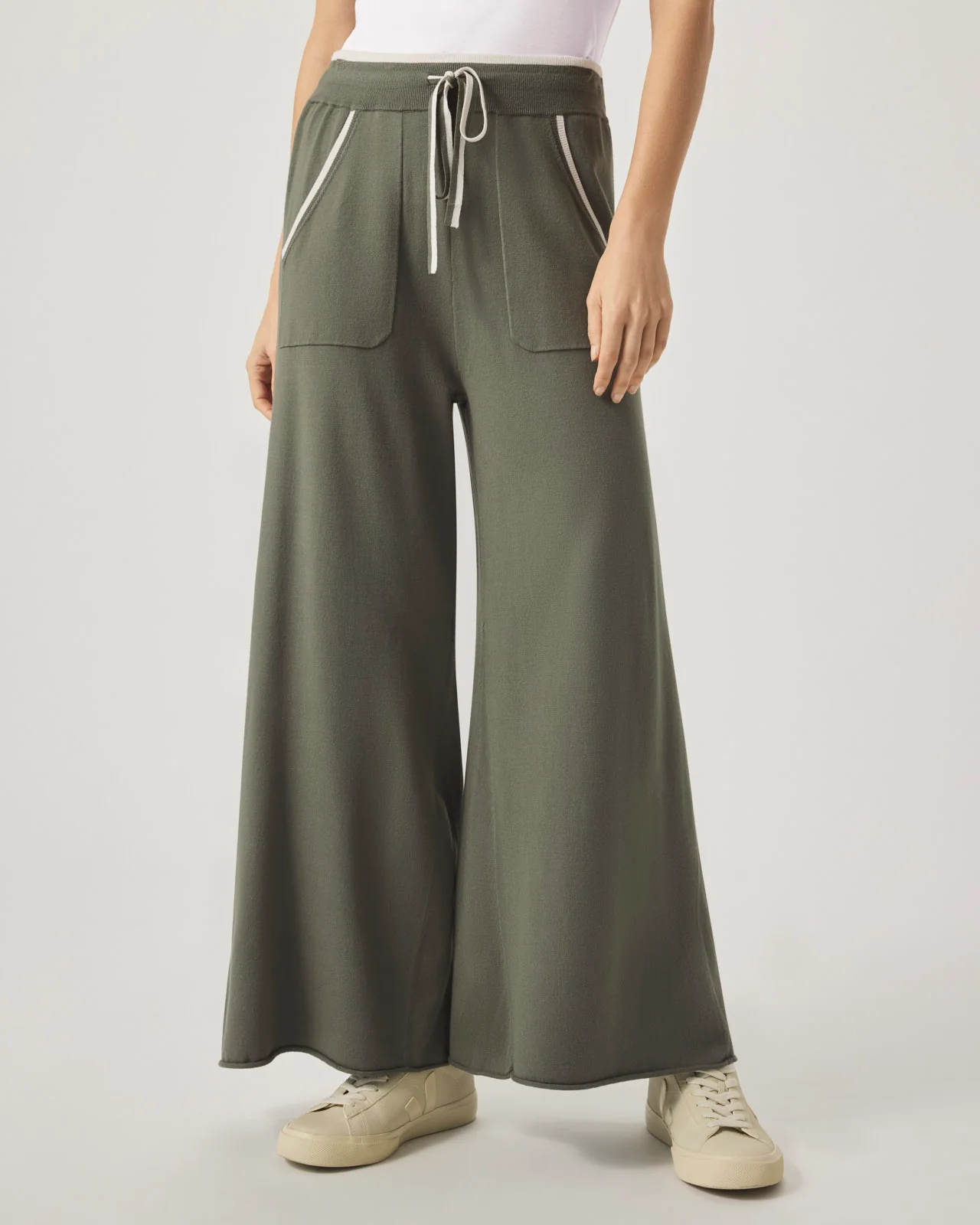 Veronica Trim Crop Wide Leg Pant - Image 2